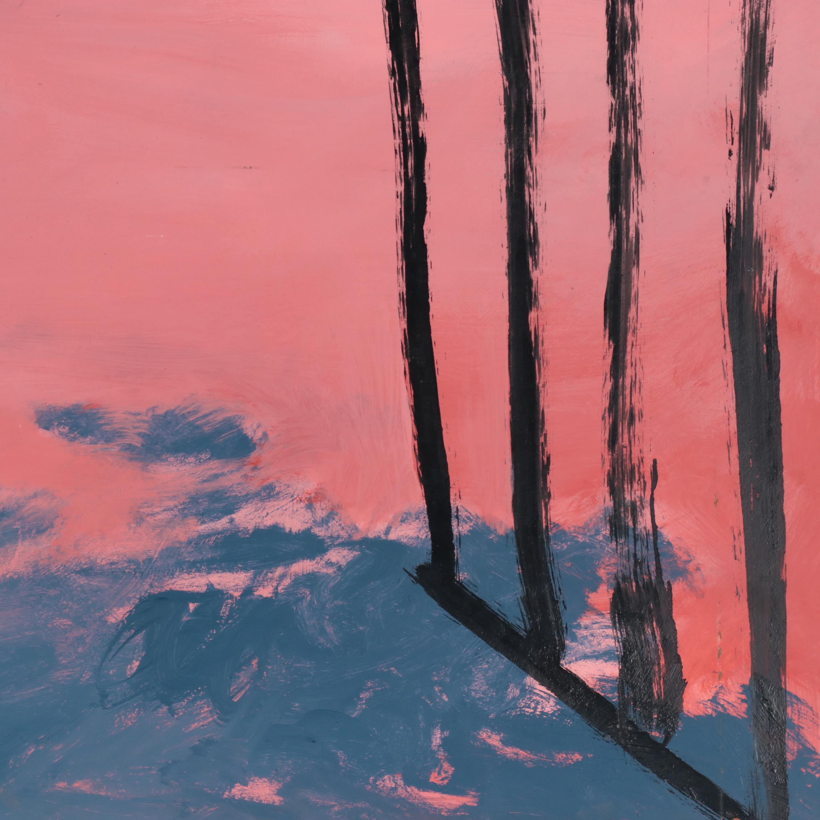 Philip the Transplant Acrylic Painting "The Gates," 1980