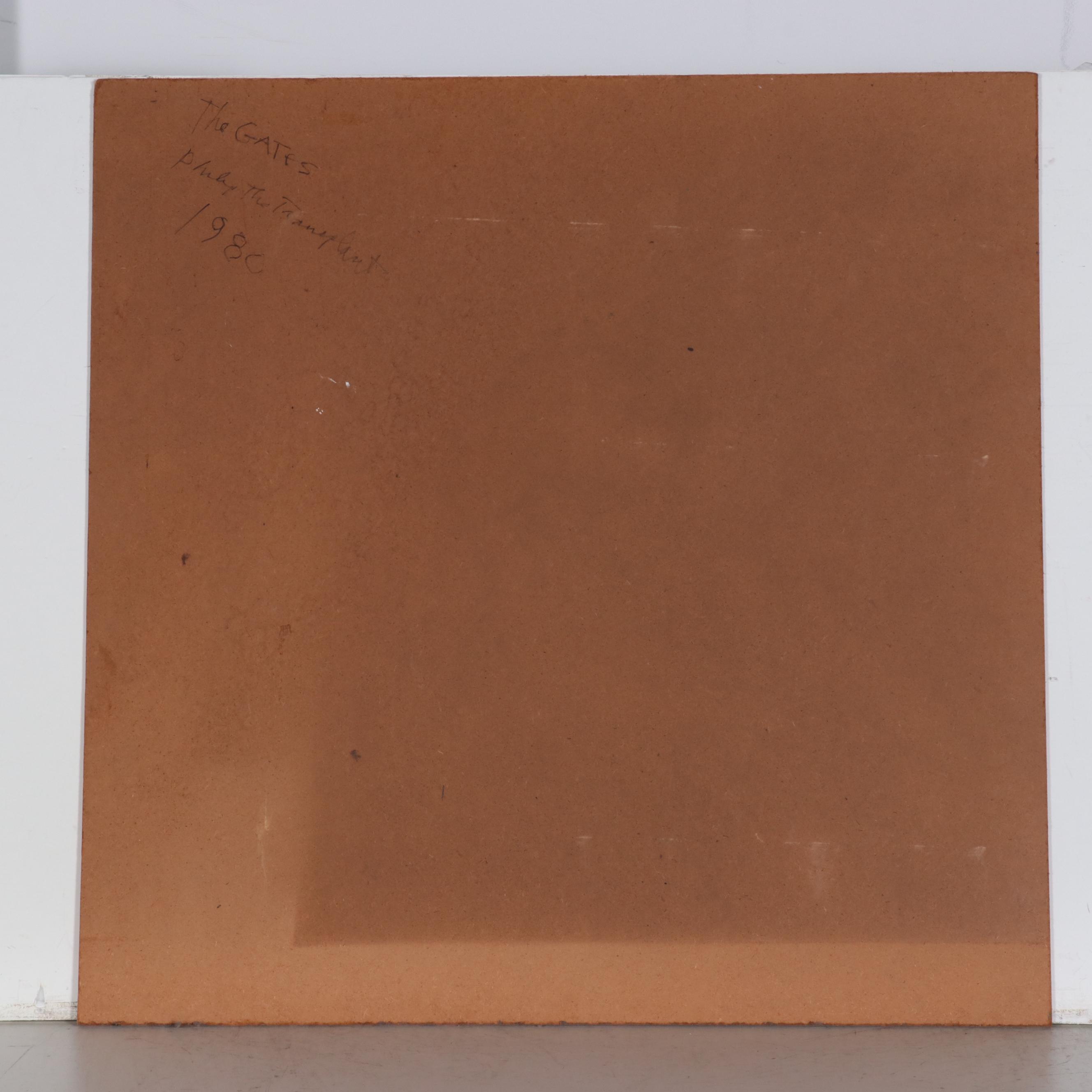 Philip the Transplant Acrylic Painting "The Gates," 1980