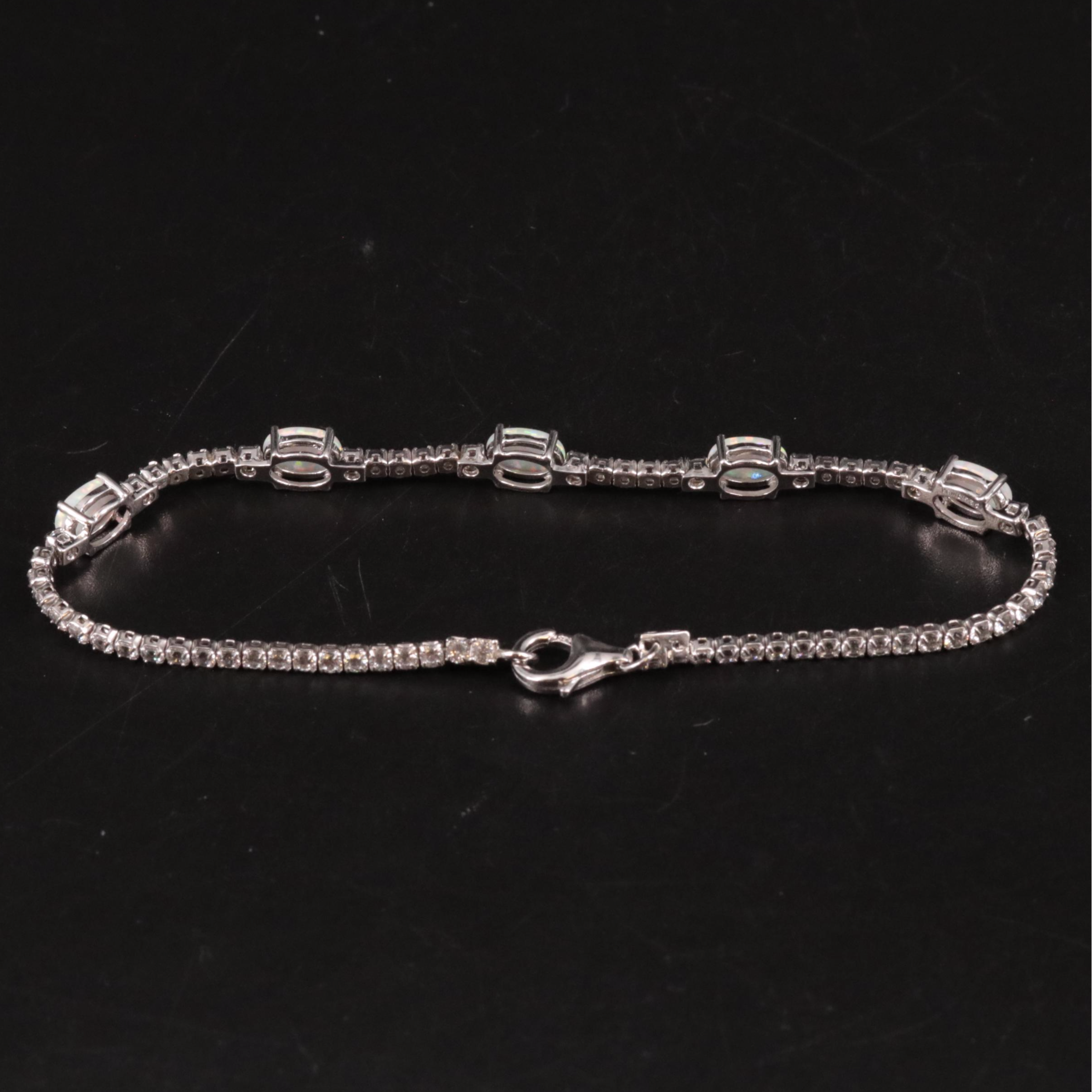 Bracelet with Opal and Topaz Gemstones