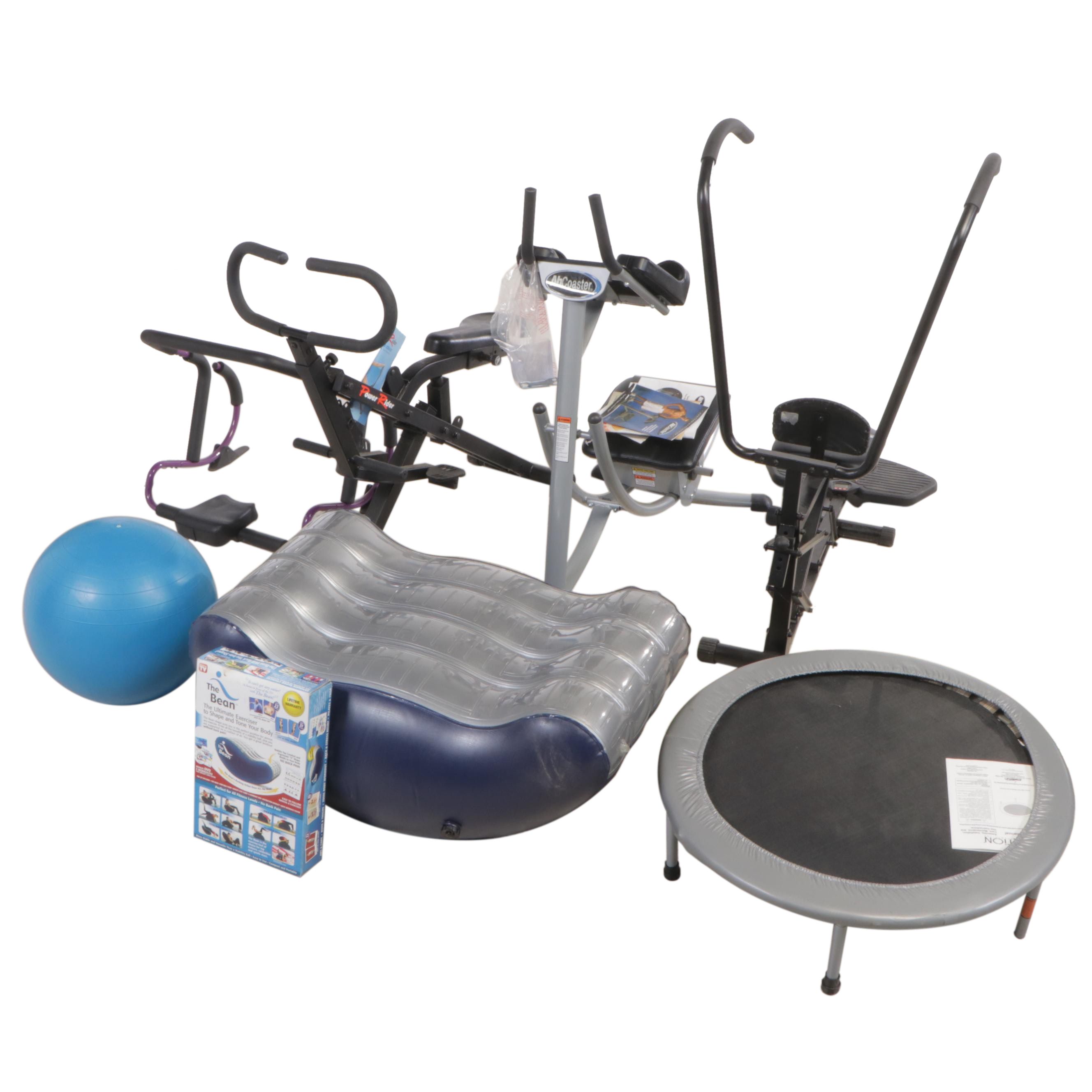 Ab Coaster, Ab Scissor, Power Rider and Other Fitness Equipment
