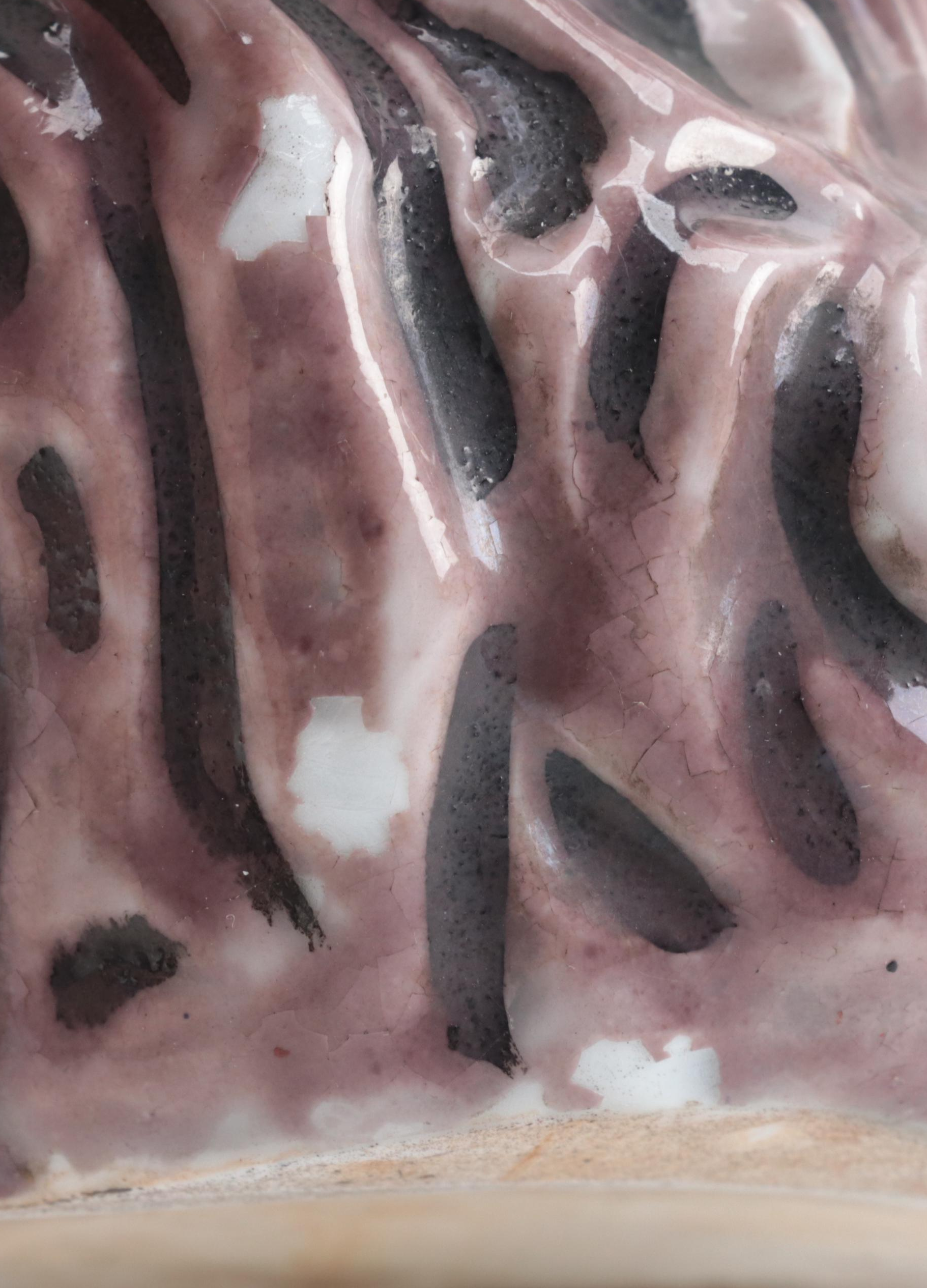 Chinese Hand-Painted Porcelain Rooster Pitcher