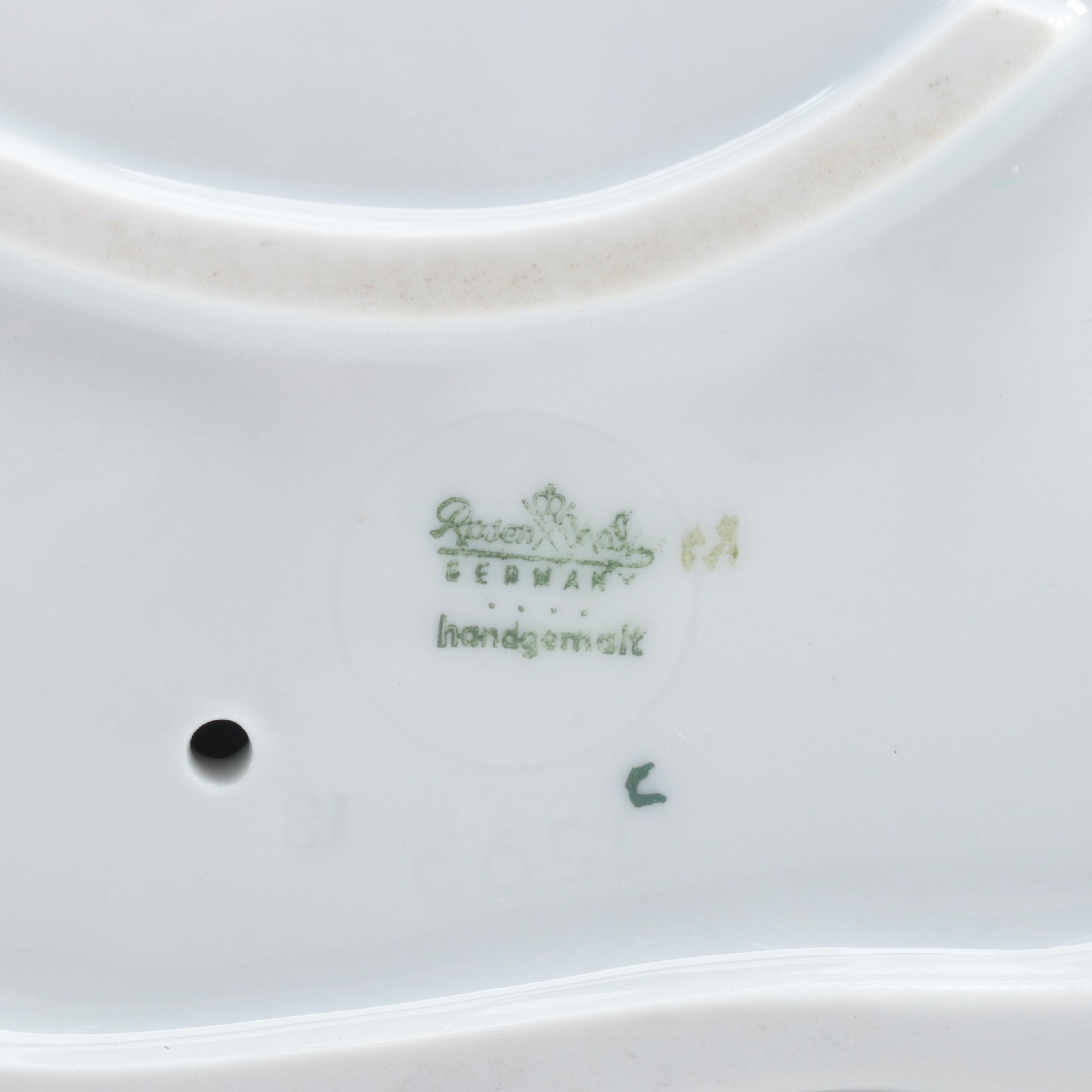 Rosenthal Porcelain Figurine of Borzoi Dogs, Mid-20th Century