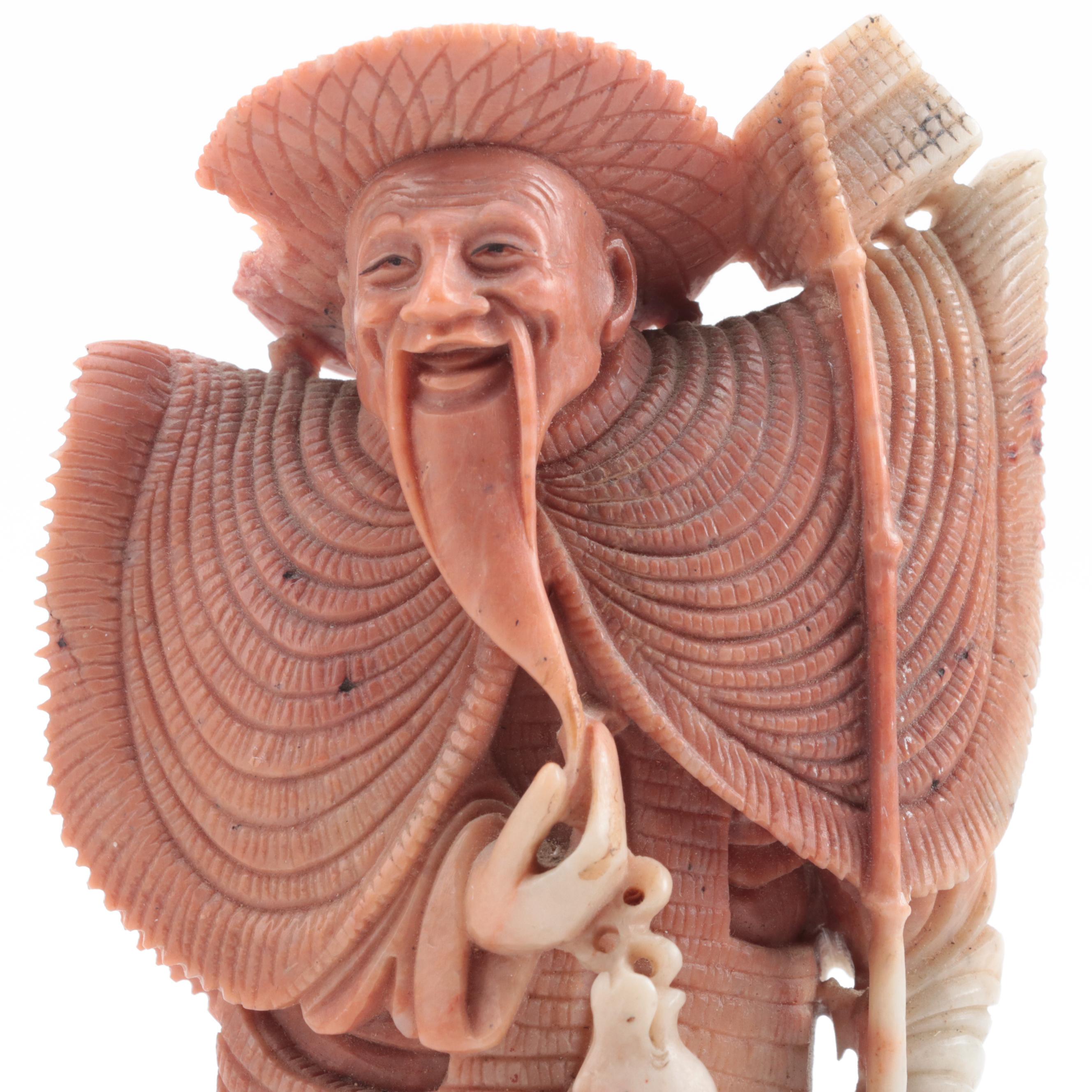 Chinese Carved Soapstone Figurine