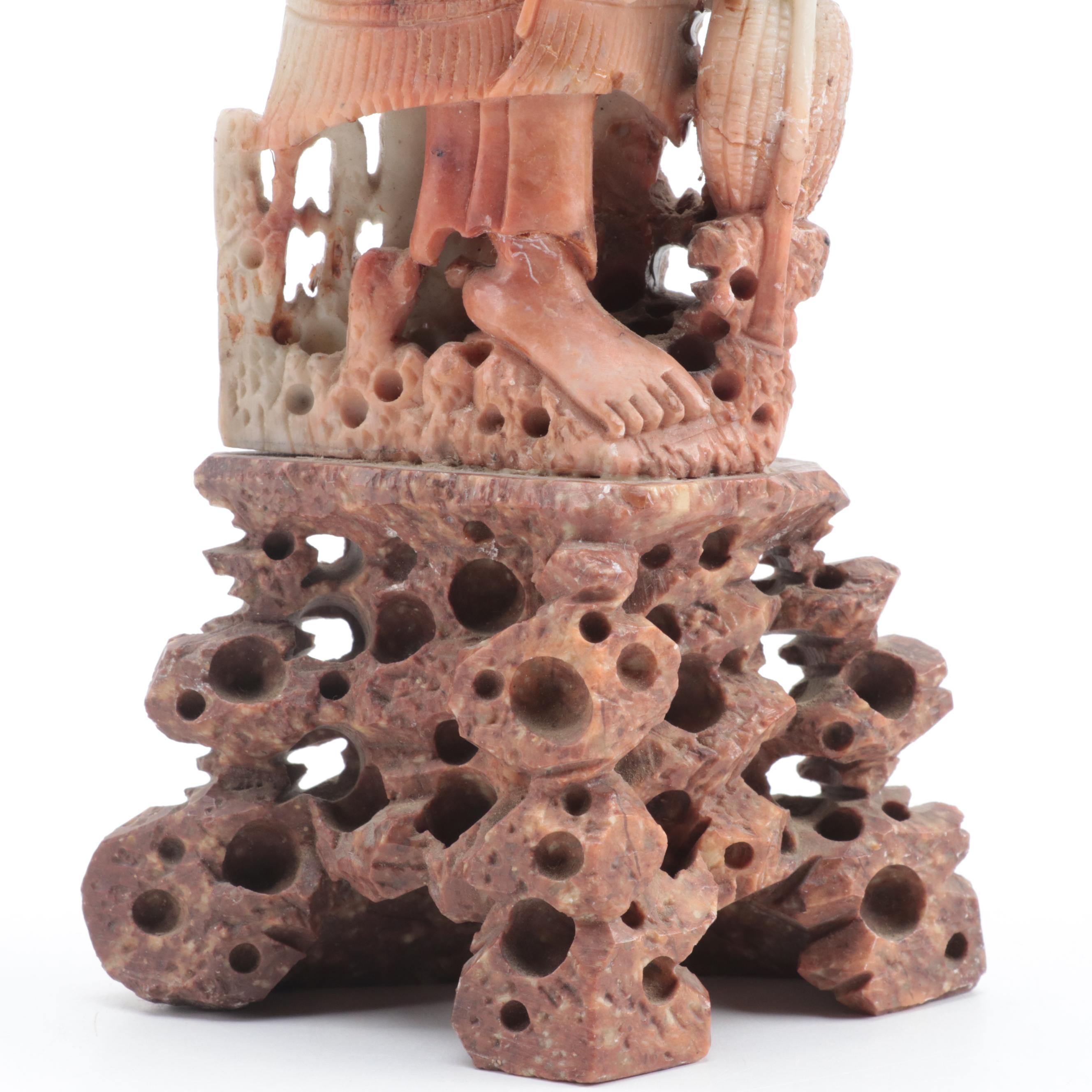 Chinese Carved Soapstone Figurine