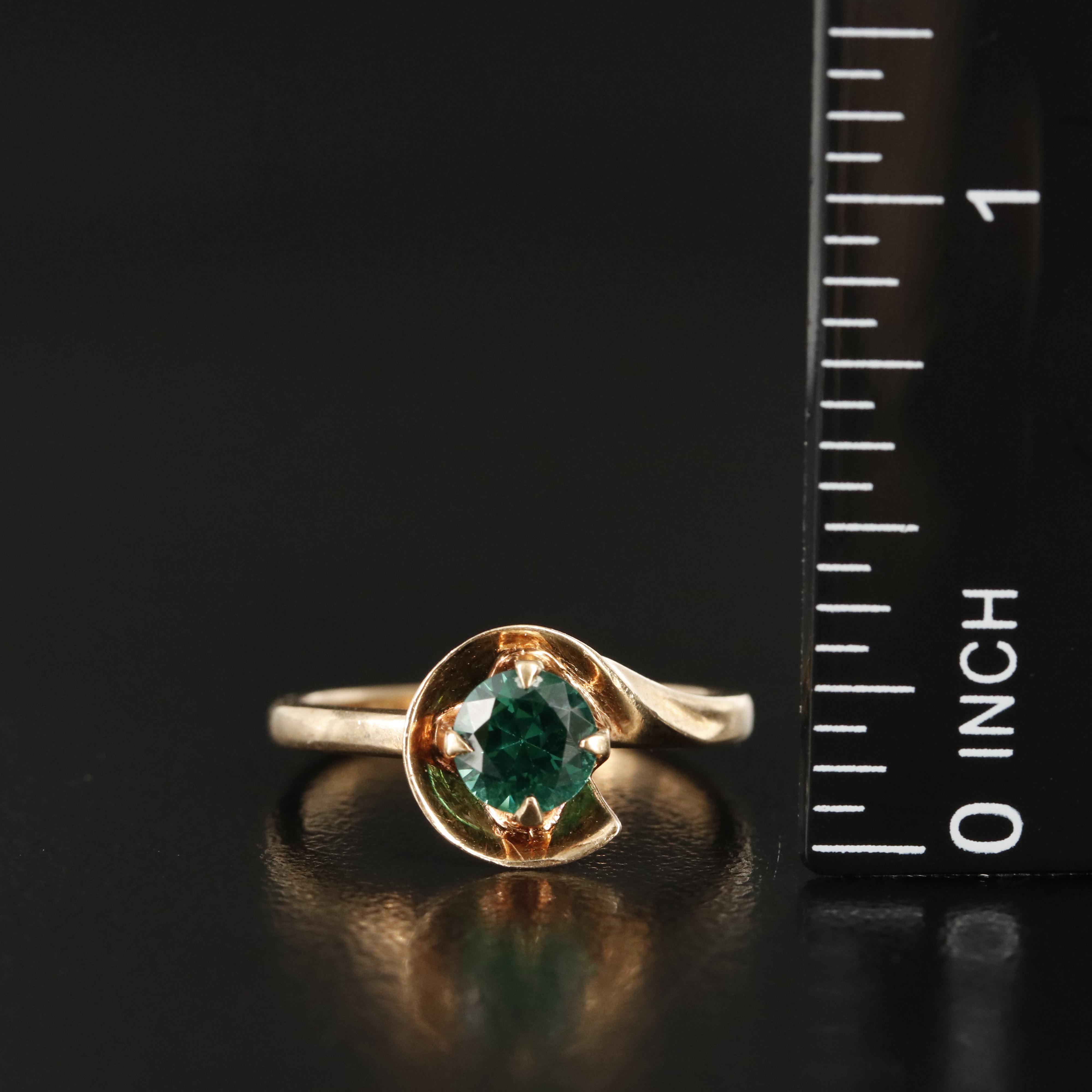 10K Rose Gold Spinel Ring