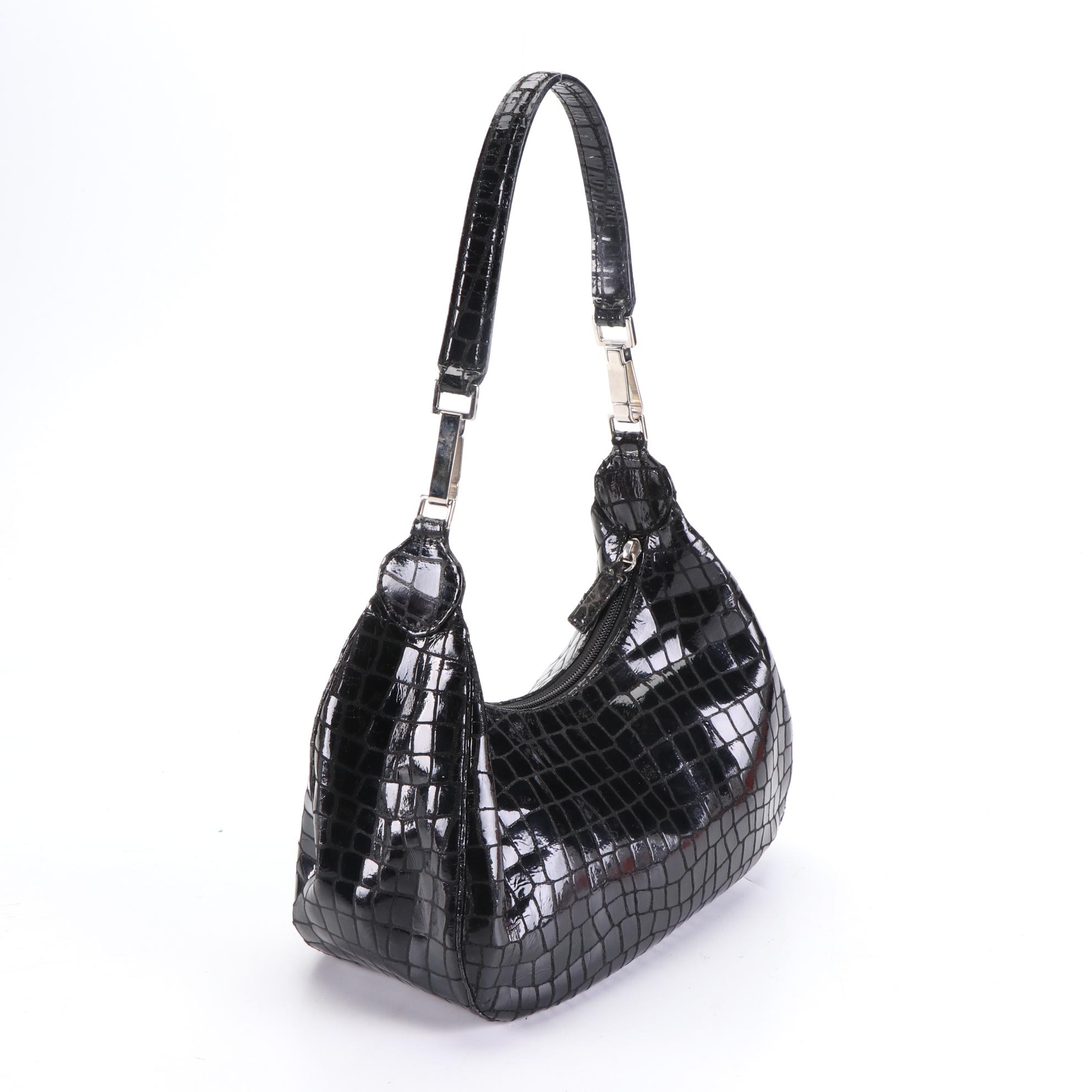 Furla Tote Bag and Minoronzoni Shoulder Bag in Embossed Leather