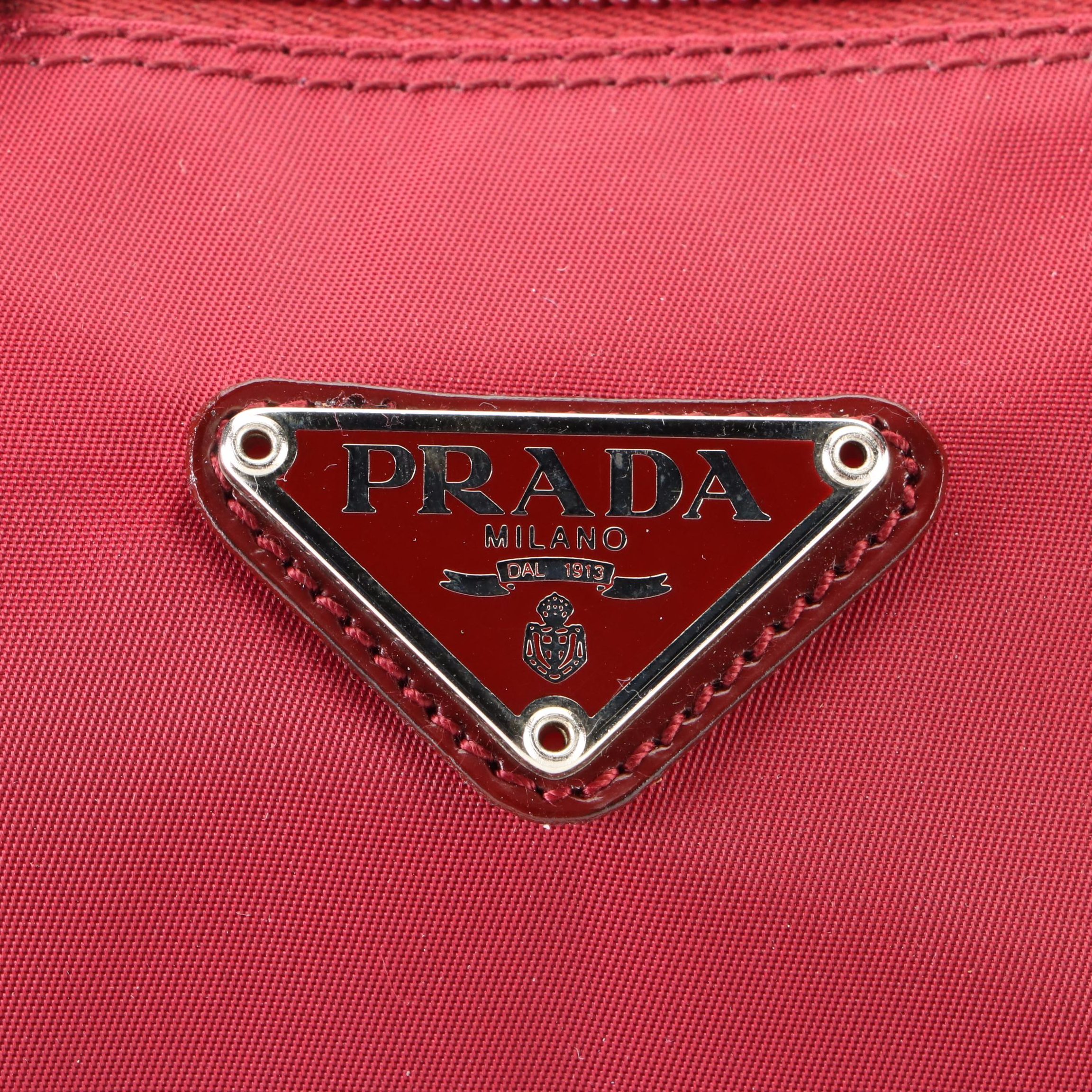 Prada Nylon Tessuto Zip Pouch