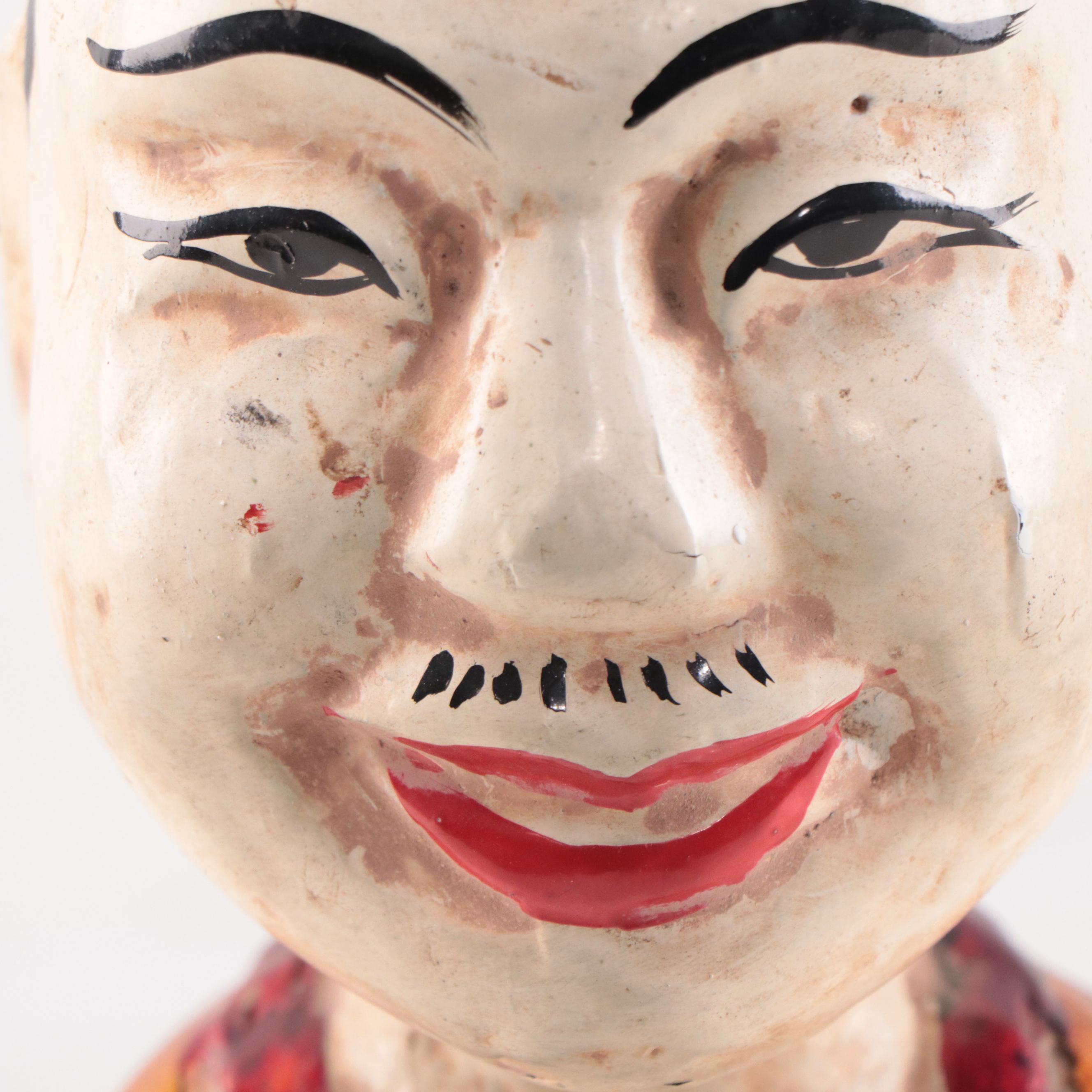 Vietnamese Carved Wooden Water Puppet