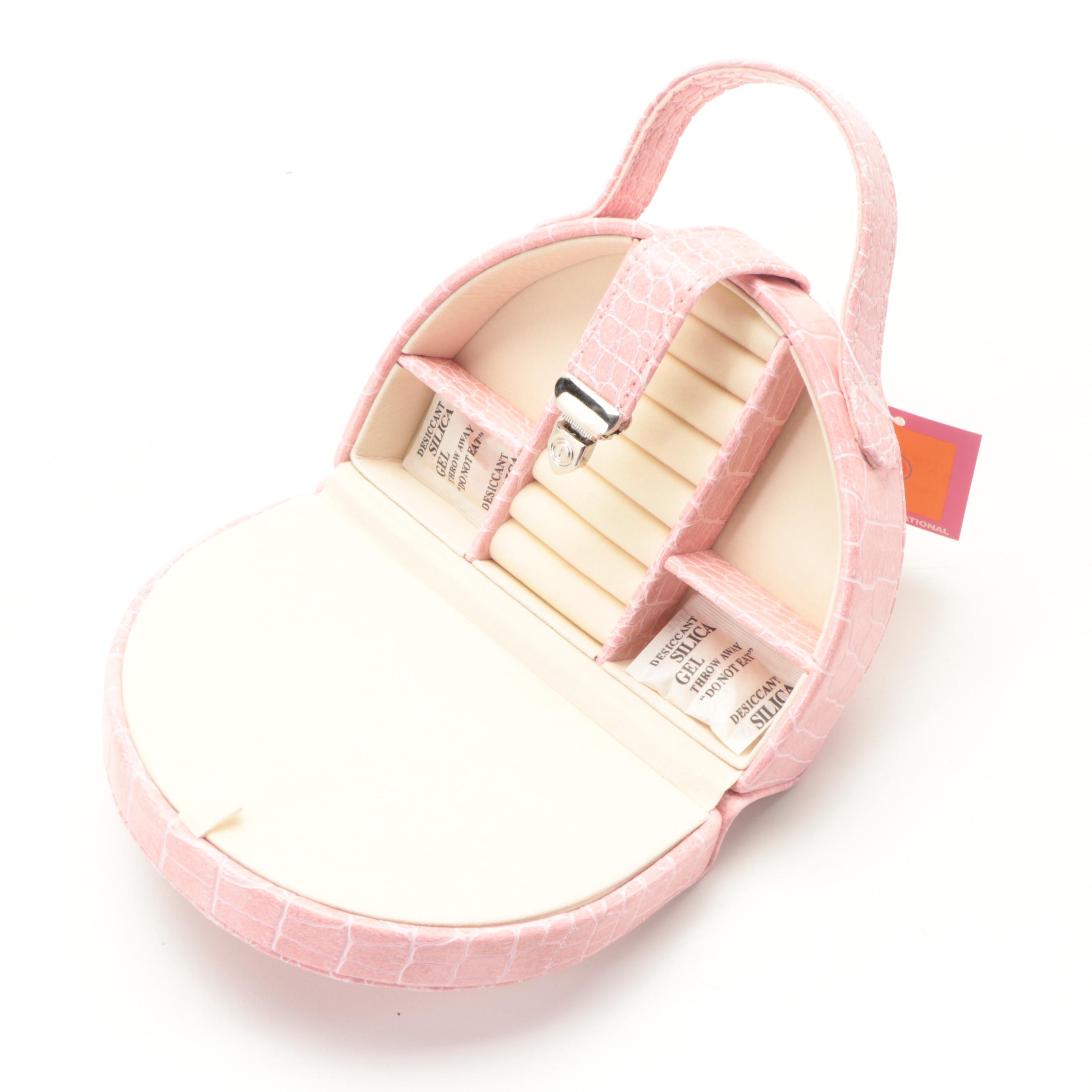 Alten International and Other Bonded Leather and Vinyl Travel Jewelry Boxes