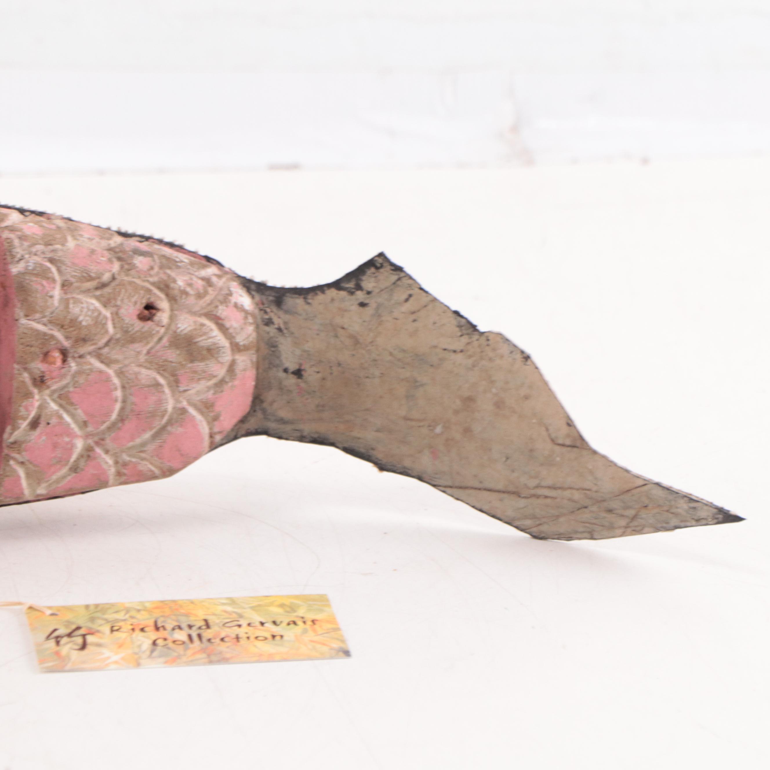 Vietnamese Hand-Painted Articulated Fish Water Puppet