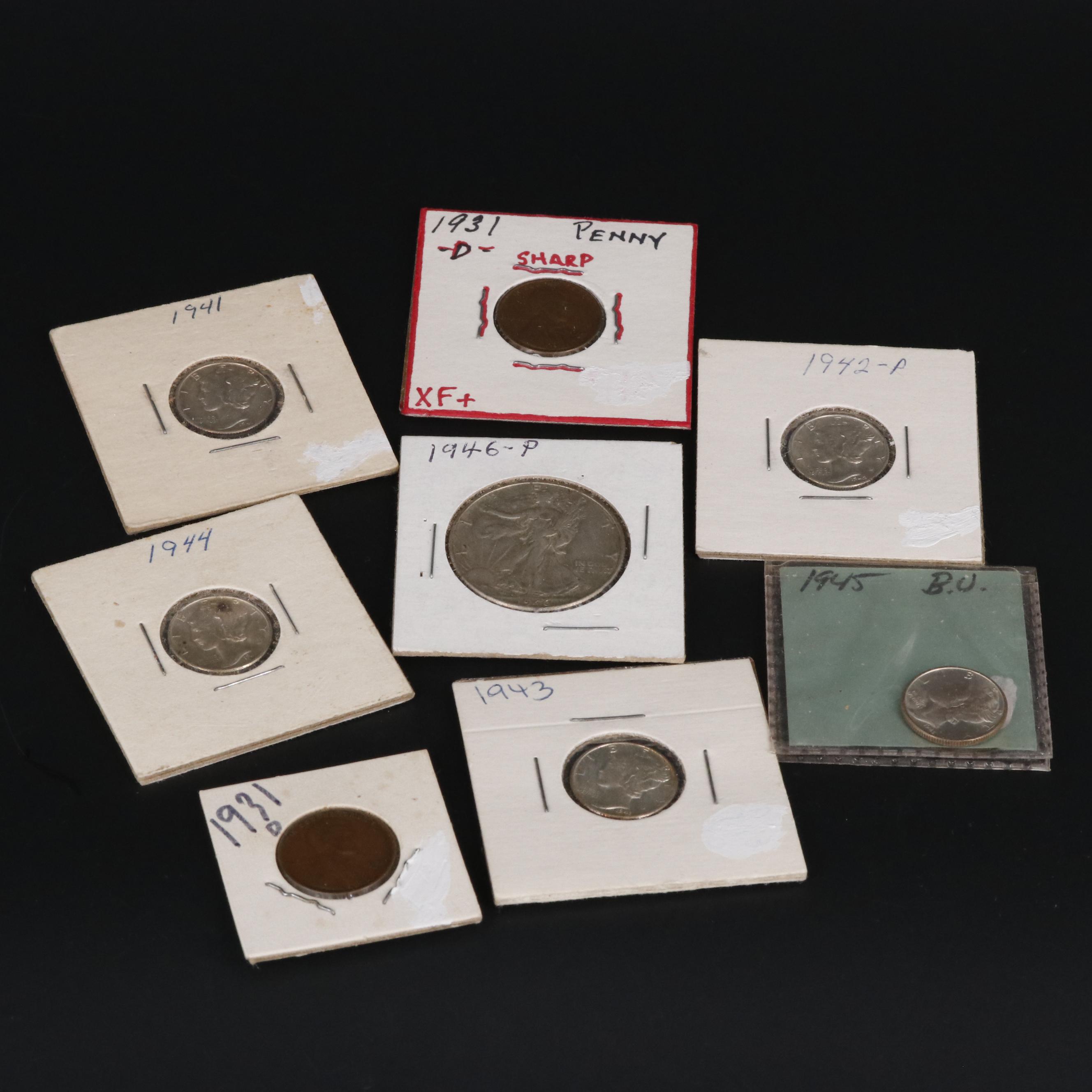 Collection of U.S. Coins, Including Silver