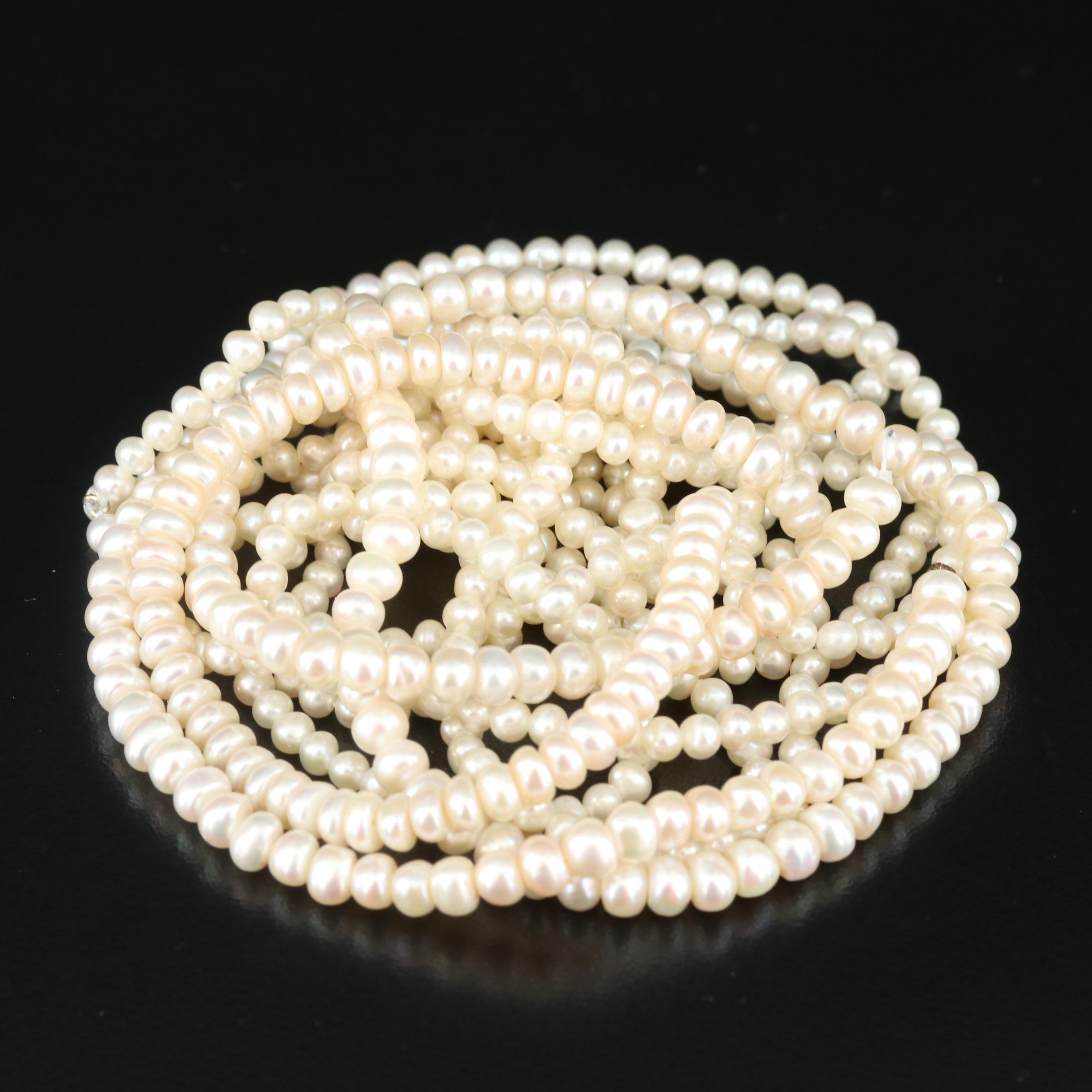 Loose Mixed Lot of Button and Baroque Pearl Hanks