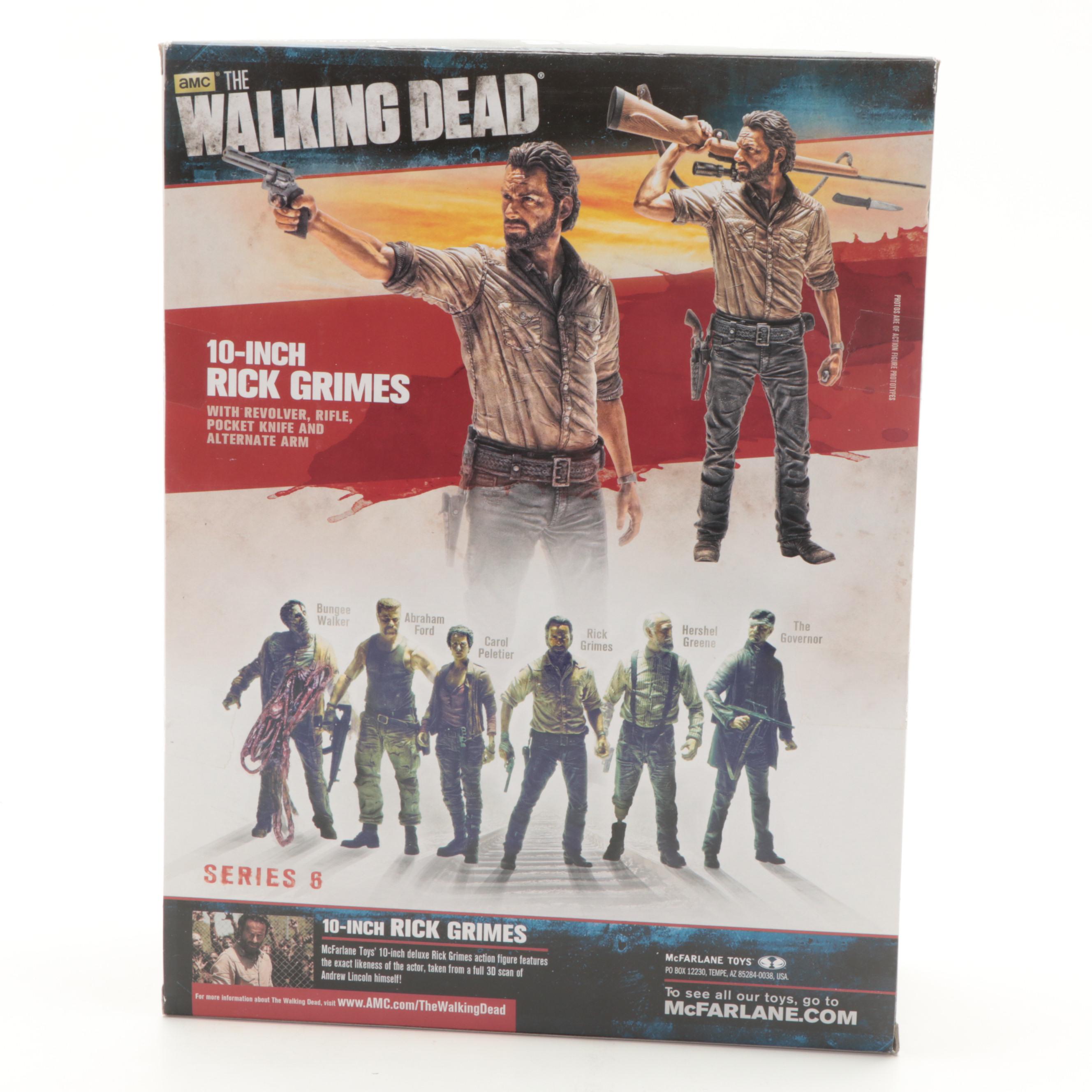 McFarlane Toys The Walking Dead Action Figures with Daryl Dixon, Rick Grimes
