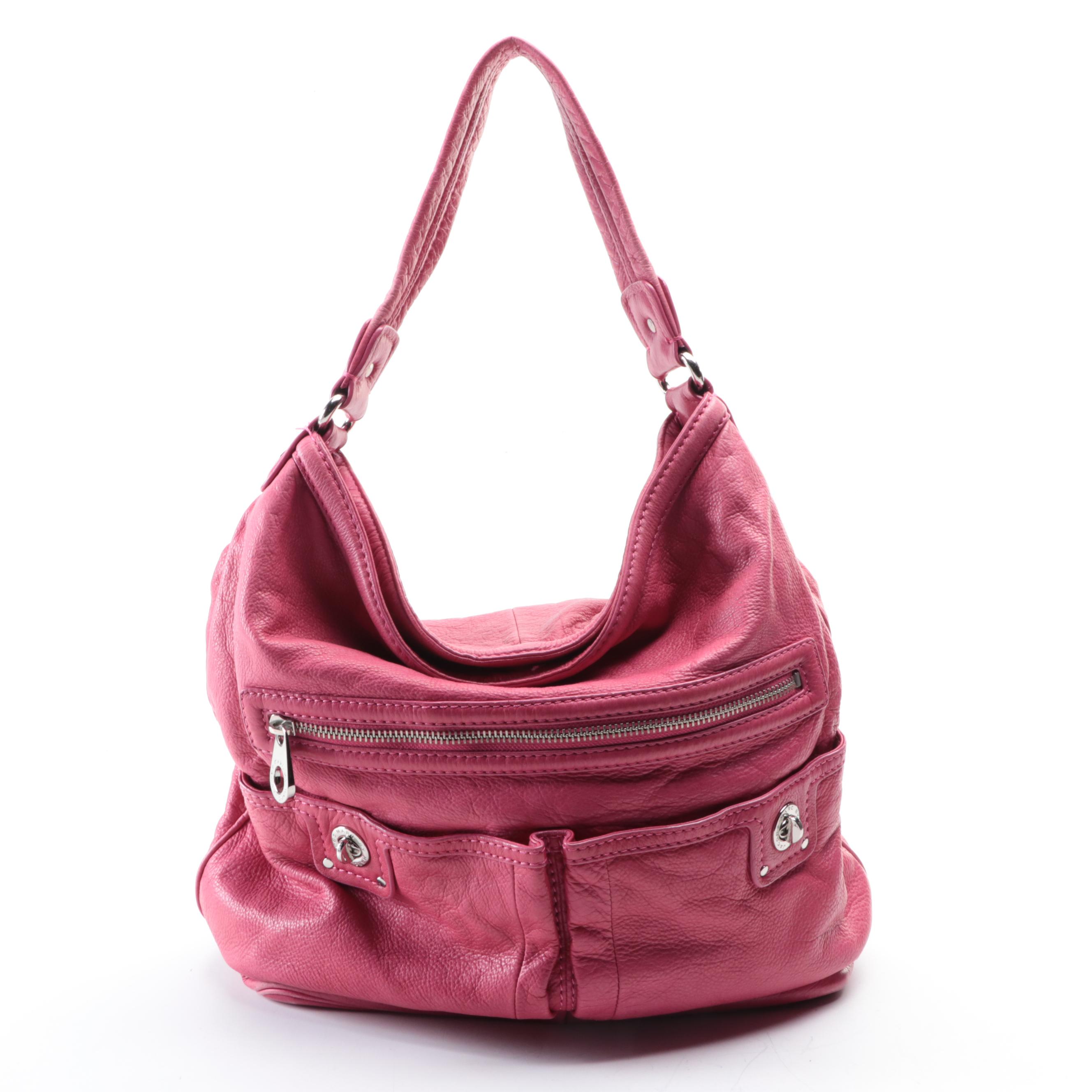 Marc Jacobs Tote in Black Nylon and Shoulder Bag in Leather