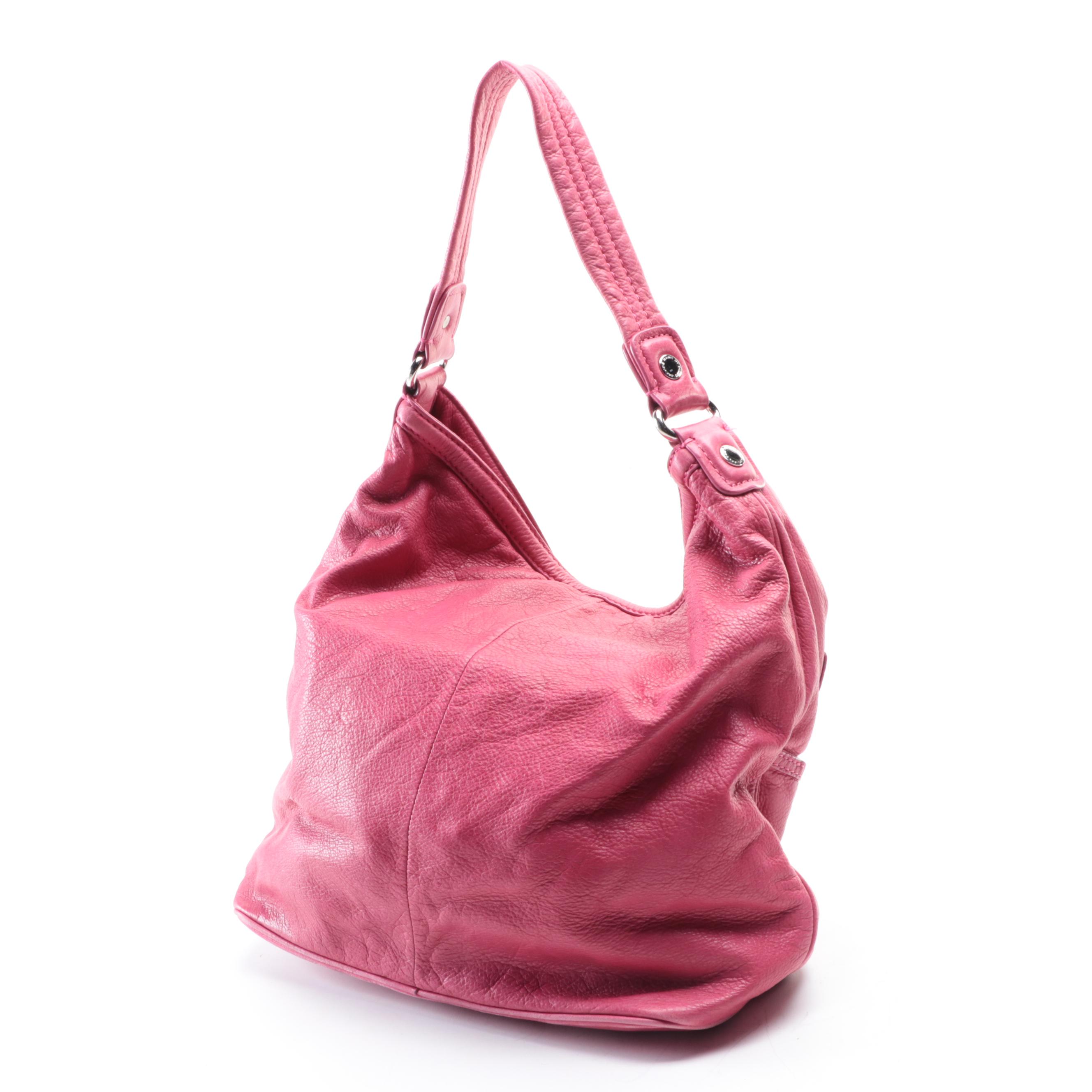 Marc Jacobs Tote in Black Nylon and Shoulder Bag in Leather