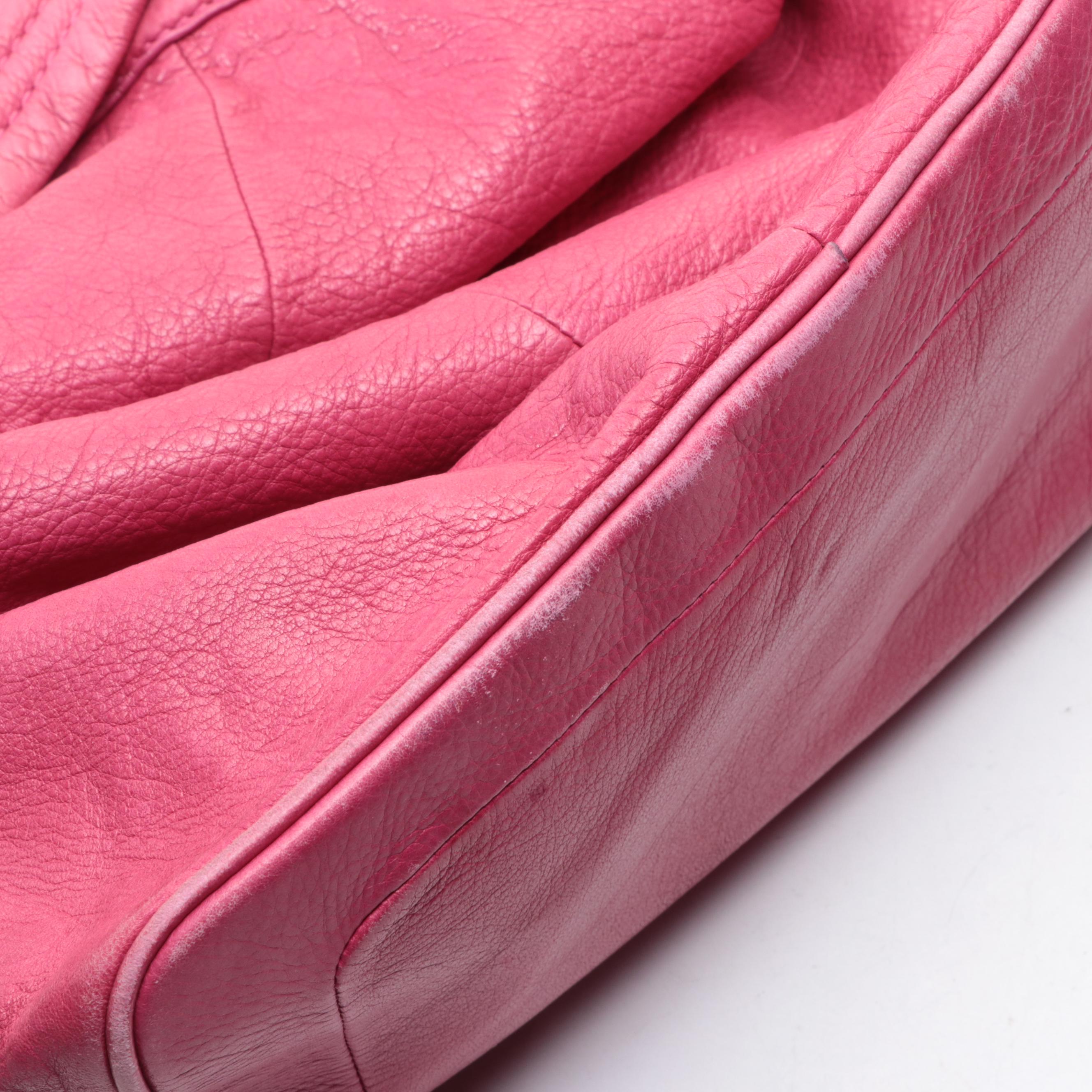 Marc Jacobs Tote in Black Nylon and Shoulder Bag in Leather