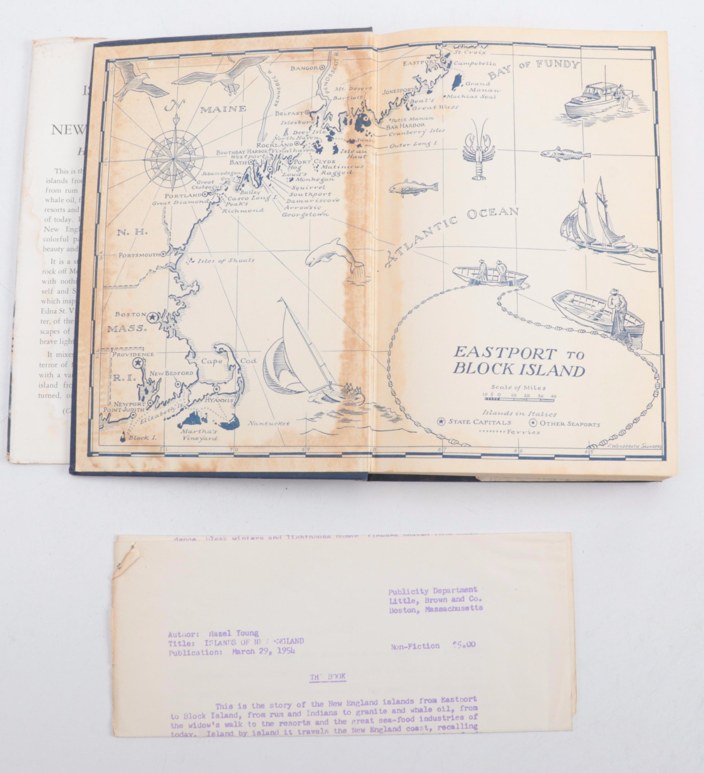First Edition "Islands of New England" by Hazel Young and More