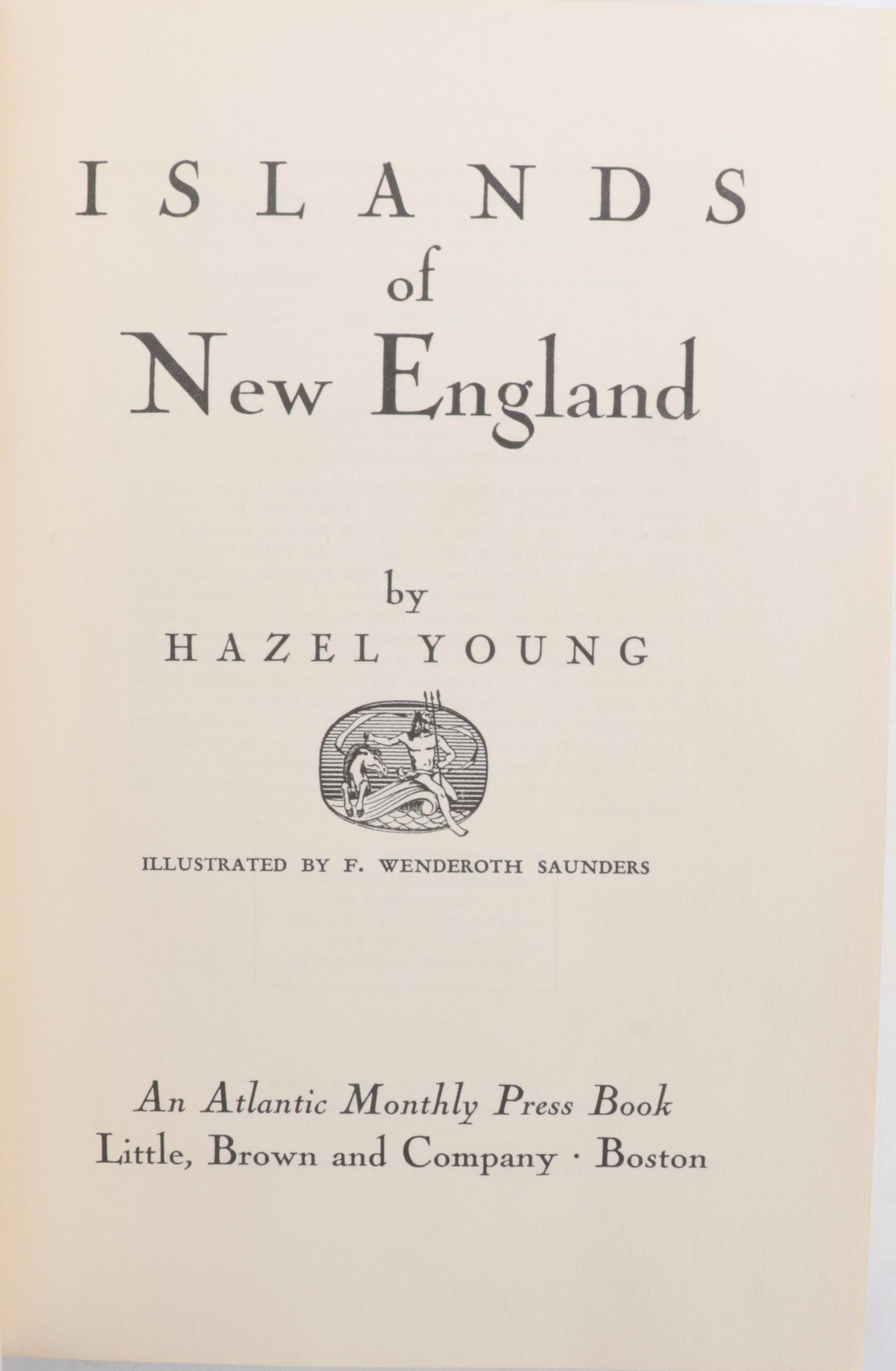 First Edition "Islands of New England" by Hazel Young and More