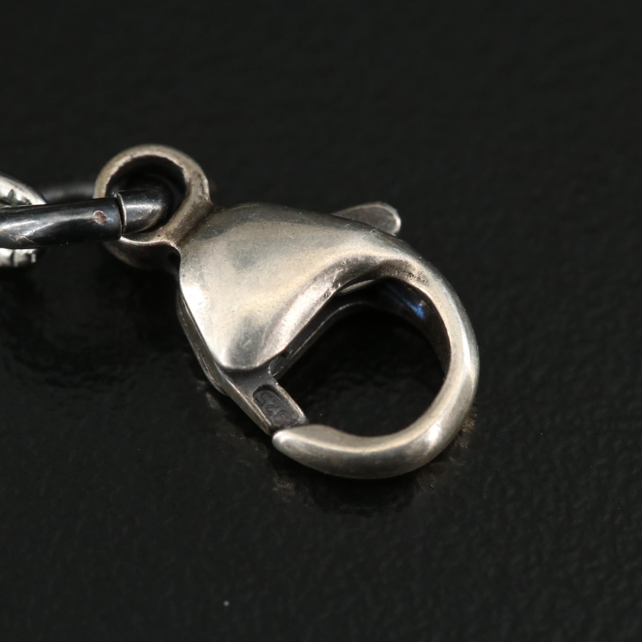 Turquoise Necklace with Sterling Clasp