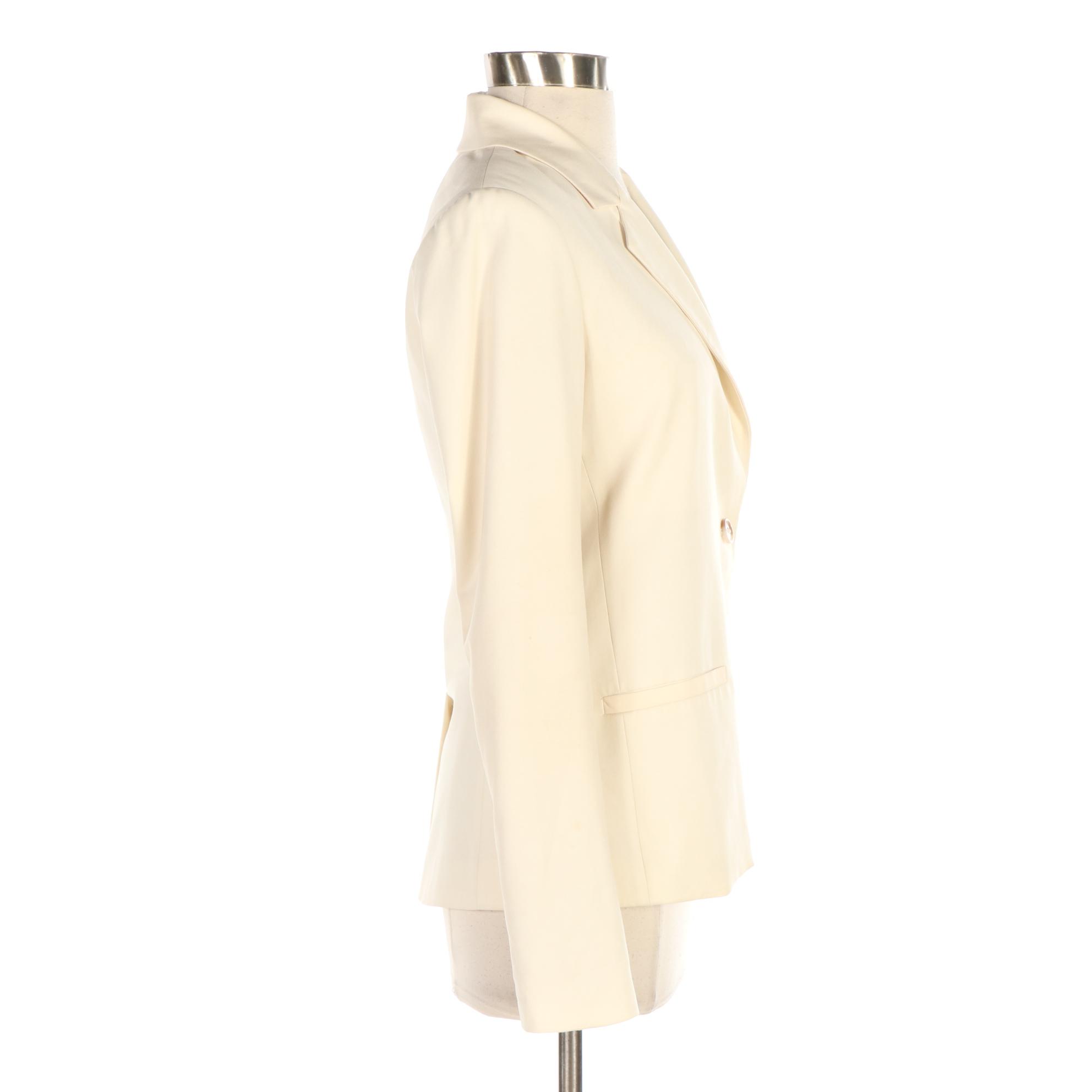 Elizabeth and James Silk Suiting Jacket