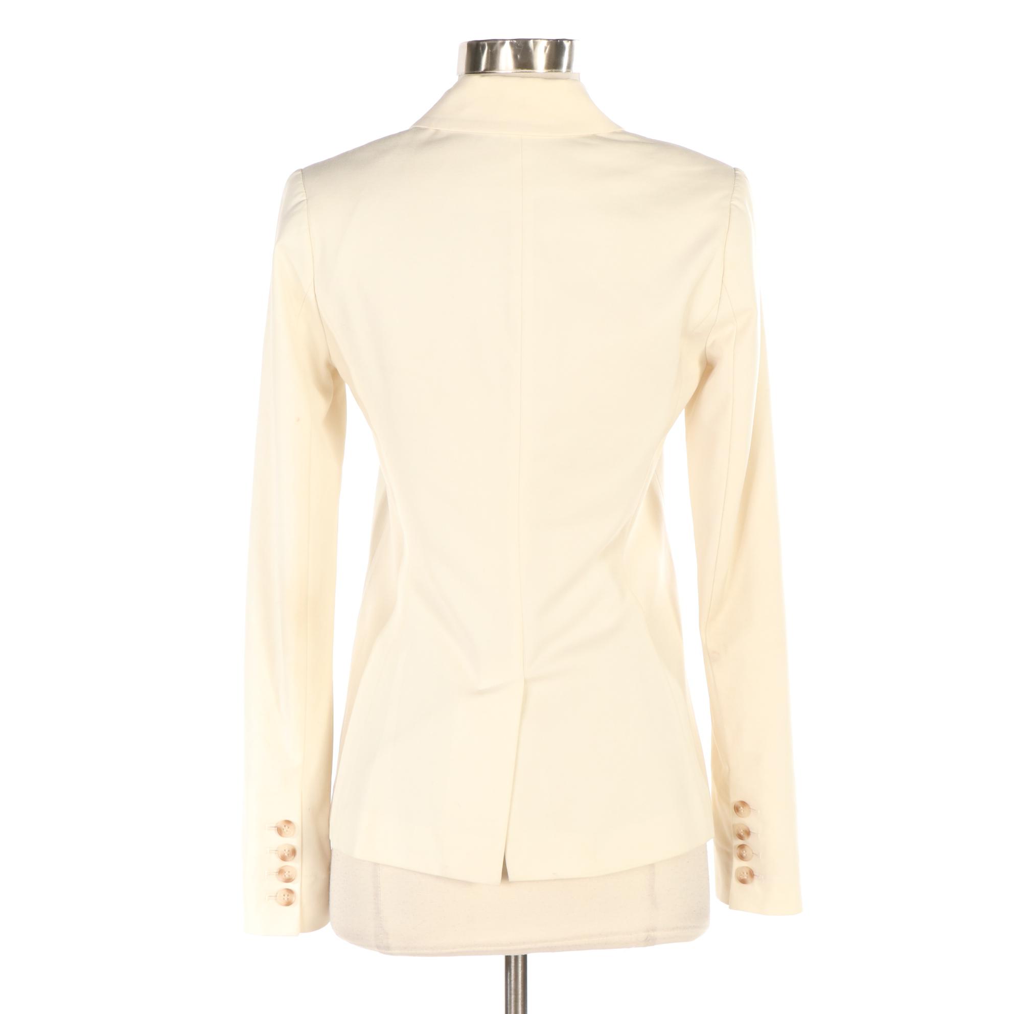 Elizabeth and James Silk Suiting Jacket