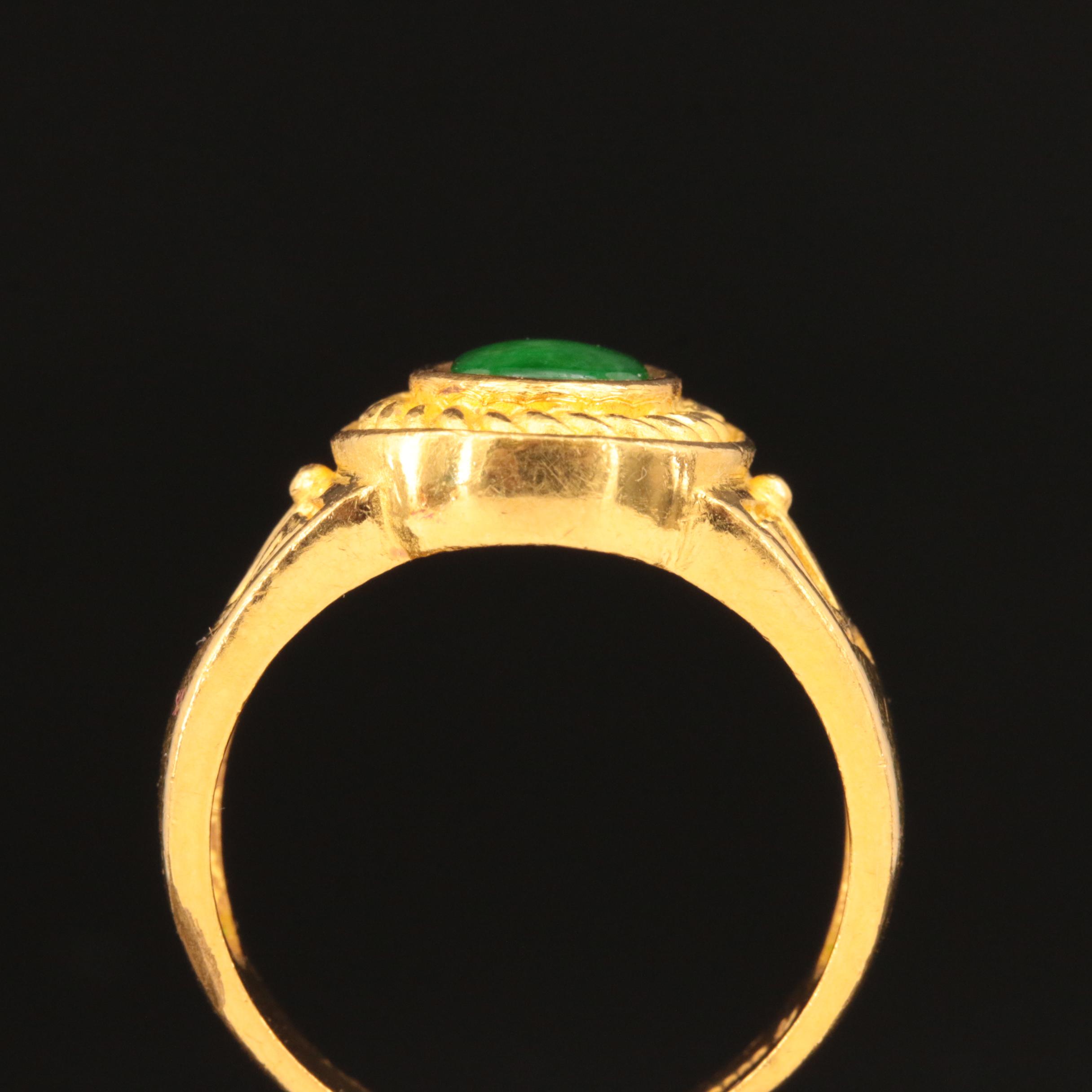 24K Jadeite Ring