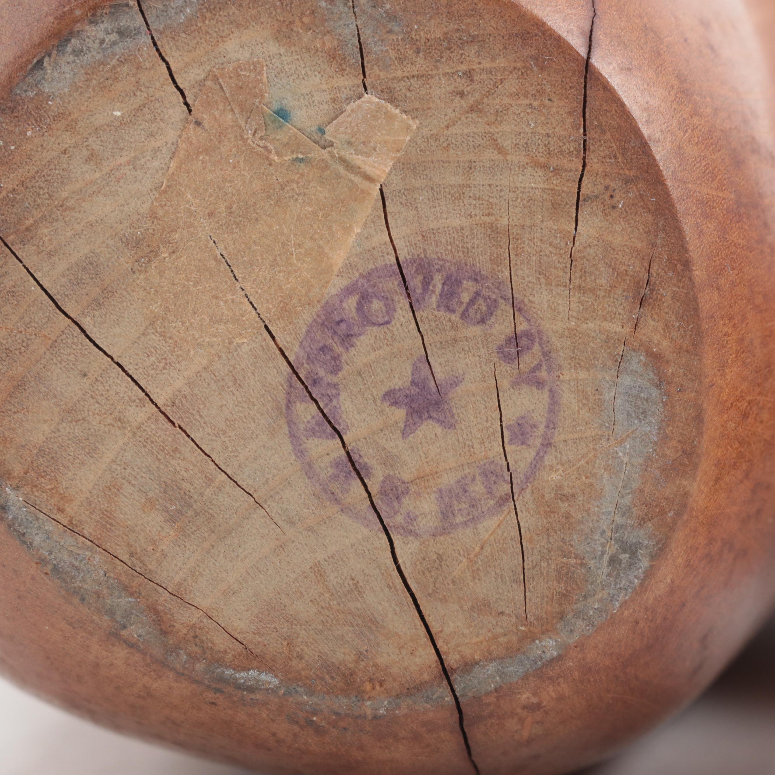 Abstract Wooden Sculpture of a Woman