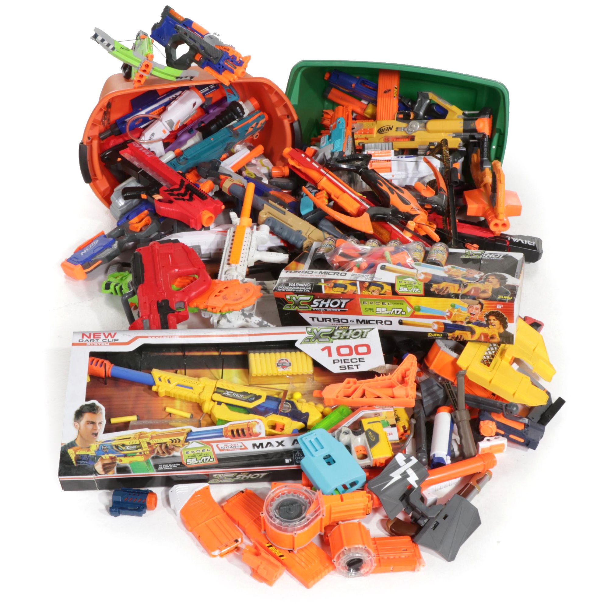 Nerf Guns, Darts, and Other Toy Guns Featuring Crosman "760 Pumpmaster"