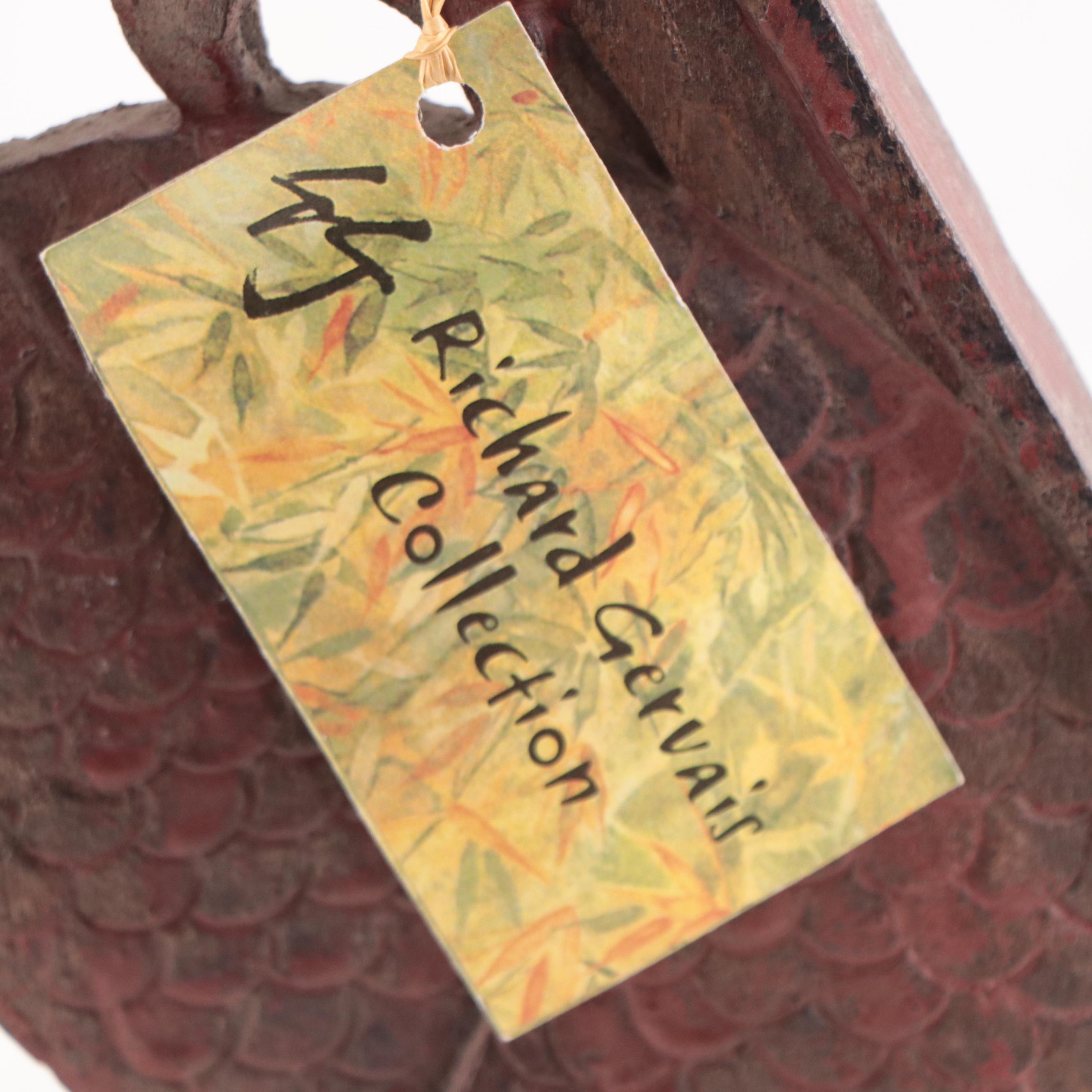 Burmese Teak Dragon Motif Corbel, Early to Mid-20th Century