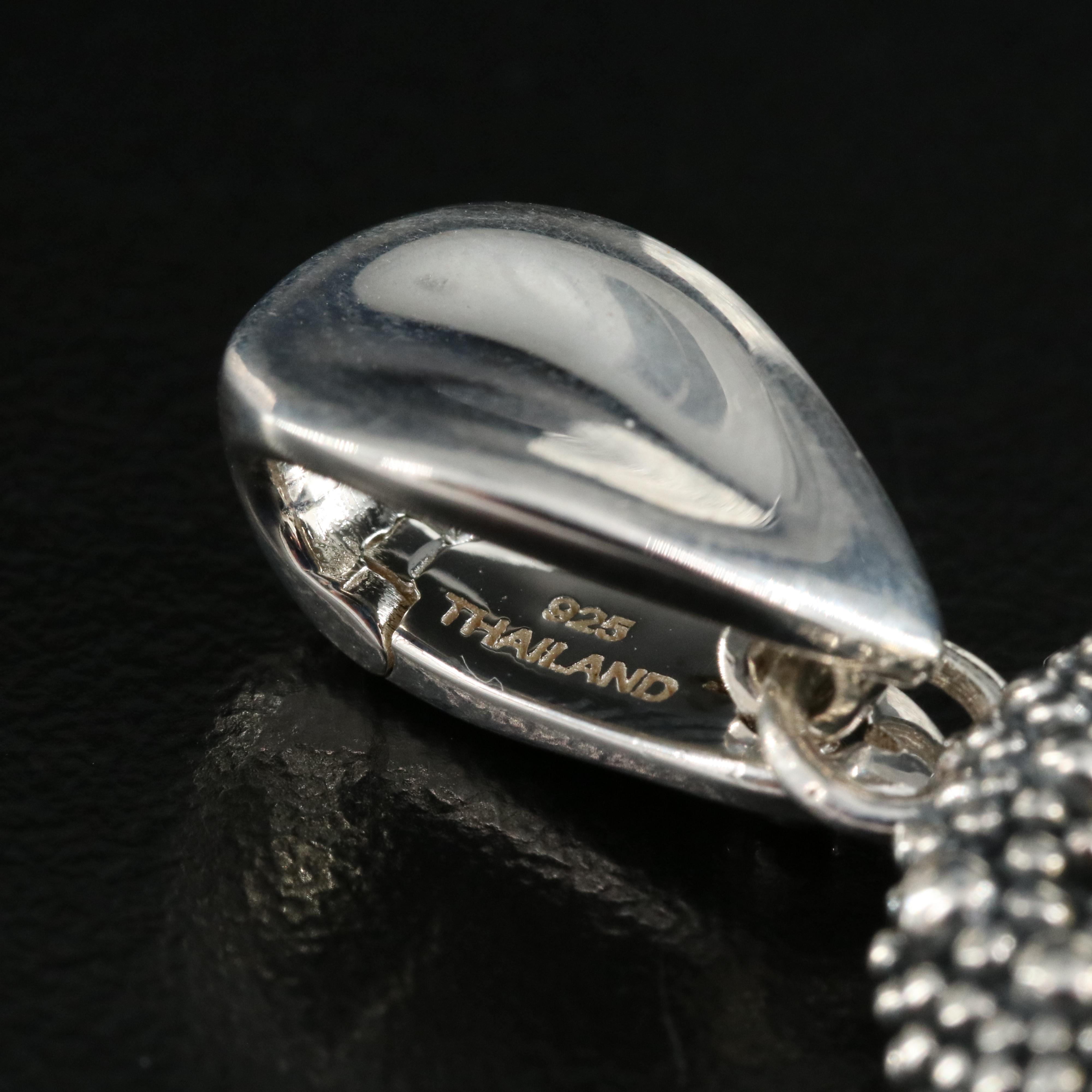 Michael Dawkins Sterling Two-Tone Enhancer Pendant