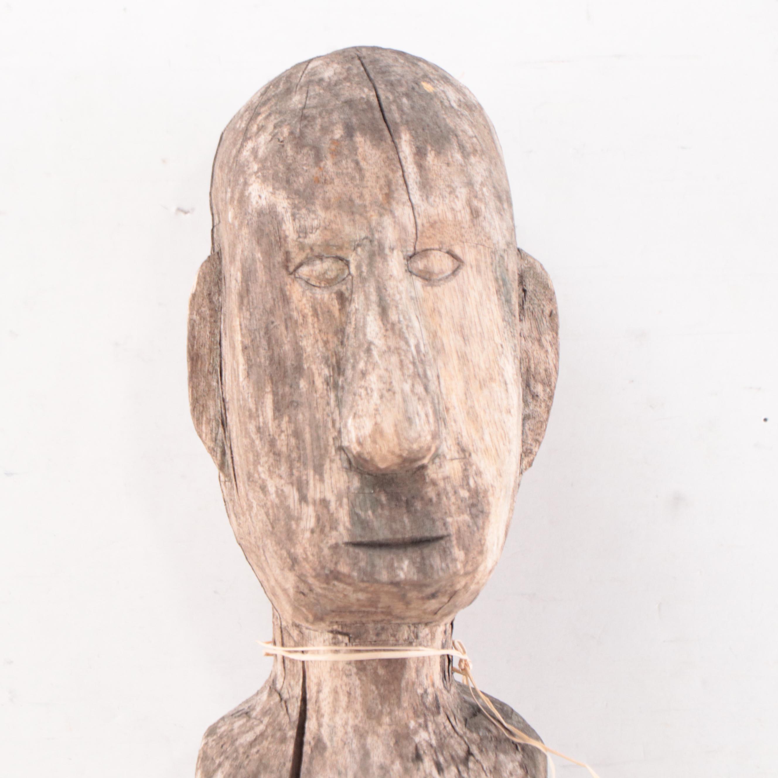 Igorot Pine Standing "Bulul" Figure