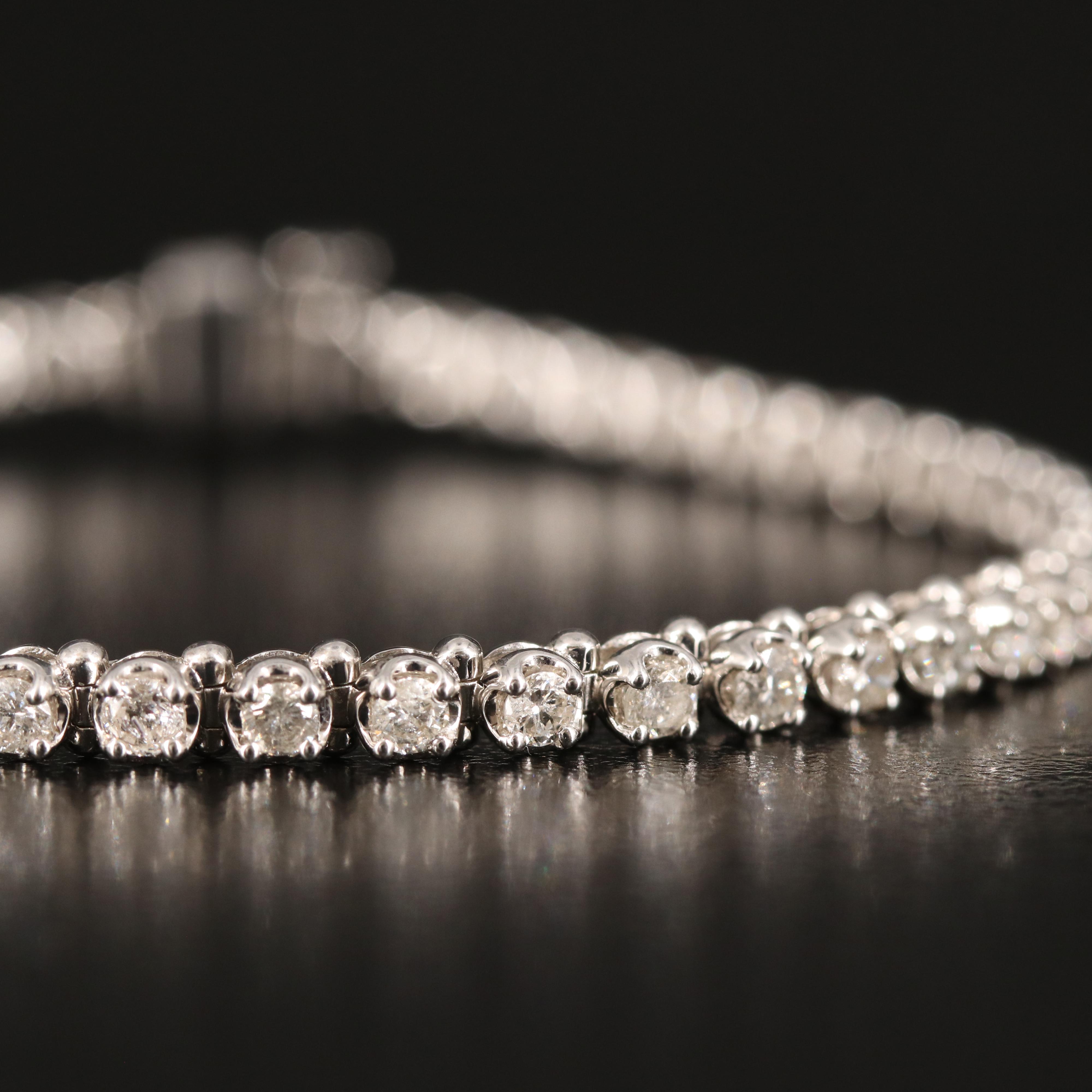 Sterling 3.05 CTW Diamond Bracelet