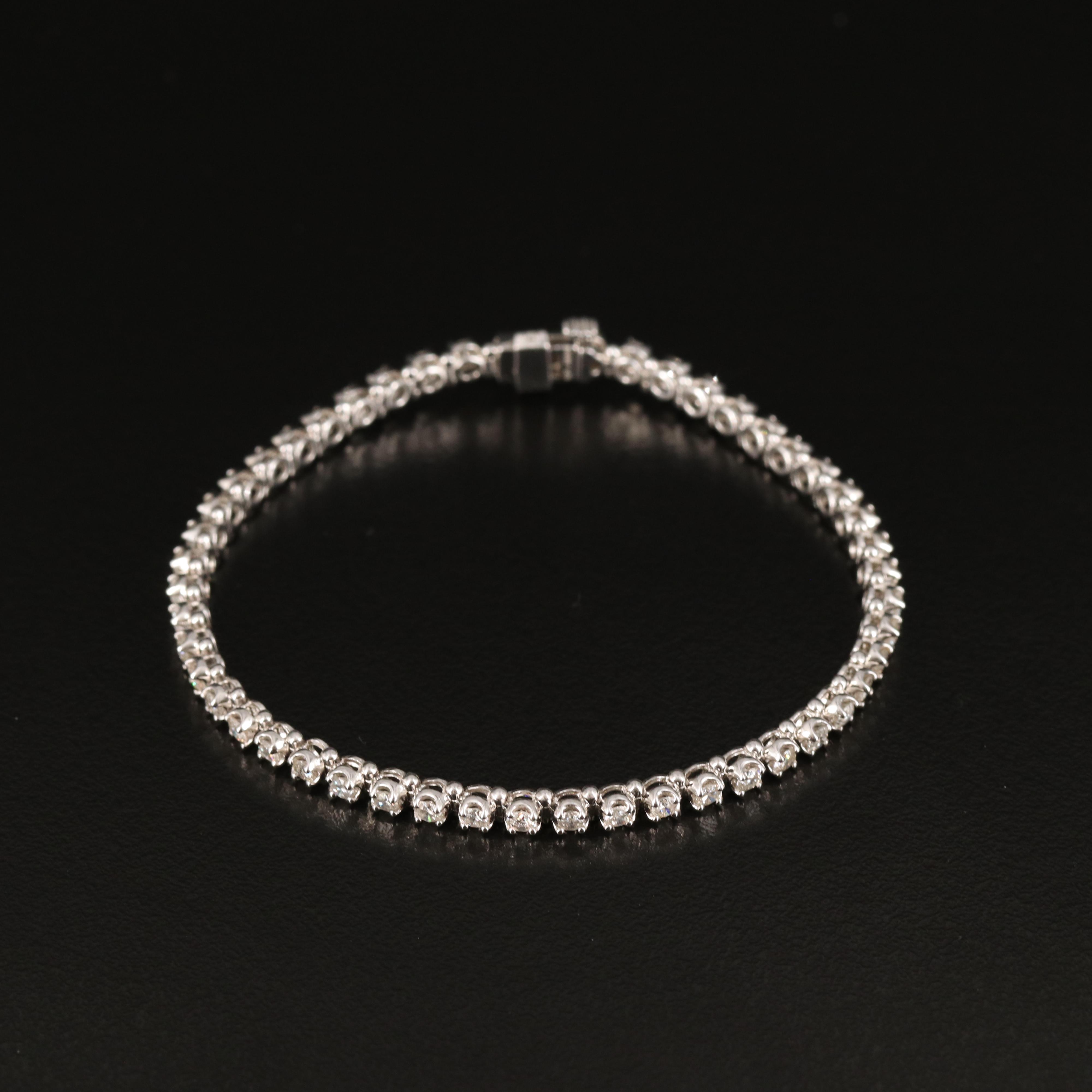 Sterling 3.05 CTW Diamond Bracelet