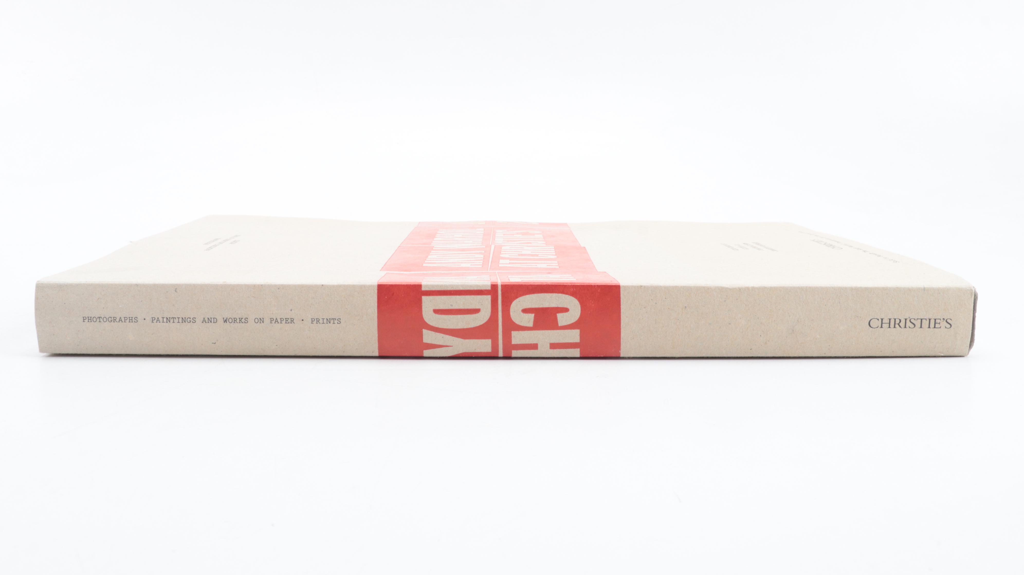 "Andy Warhol at Christie's" Three-Volume Catalog Set by Hilton Als, 2012