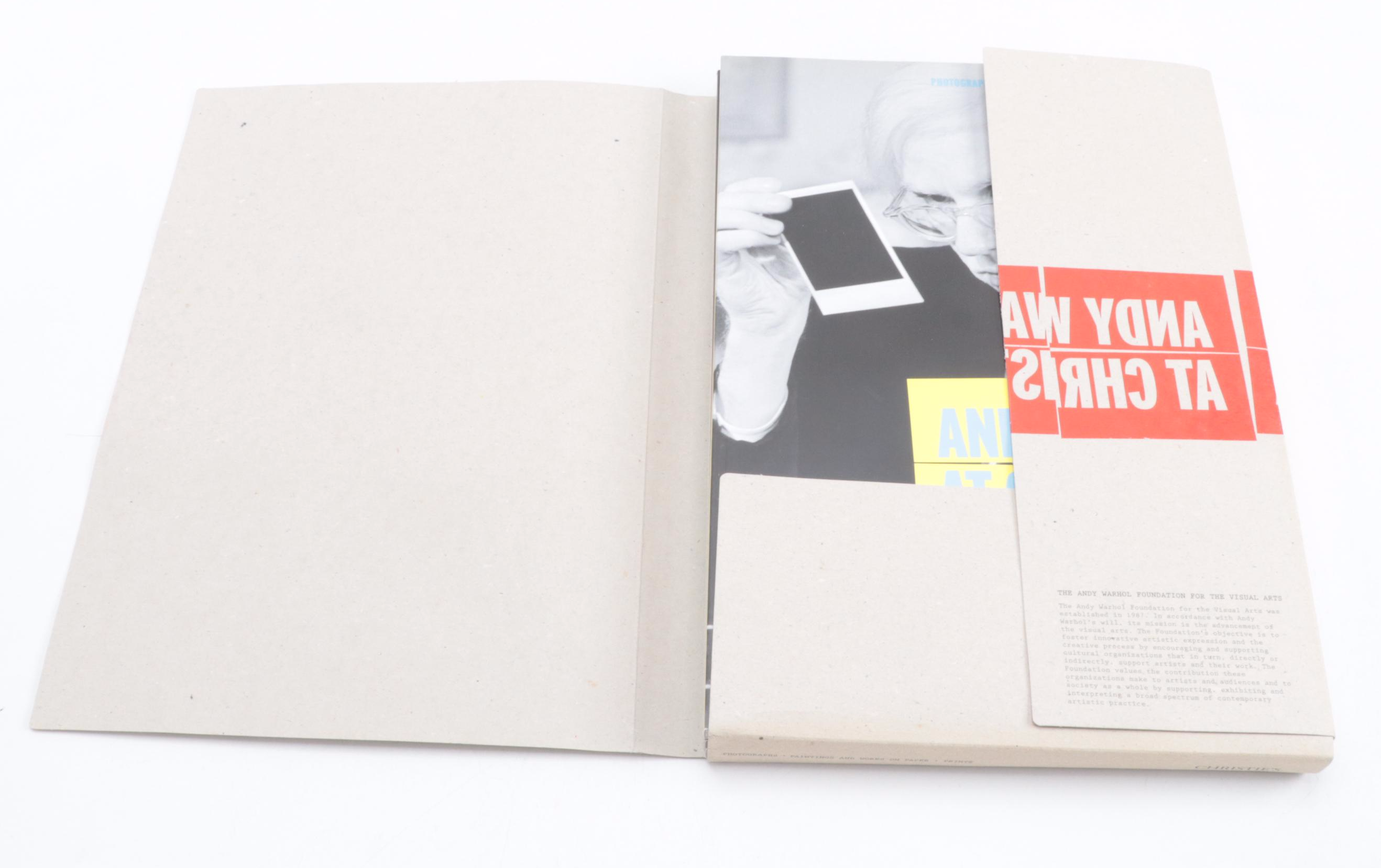 "Andy Warhol at Christie's" Three-Volume Catalog Set by Hilton Als, 2012