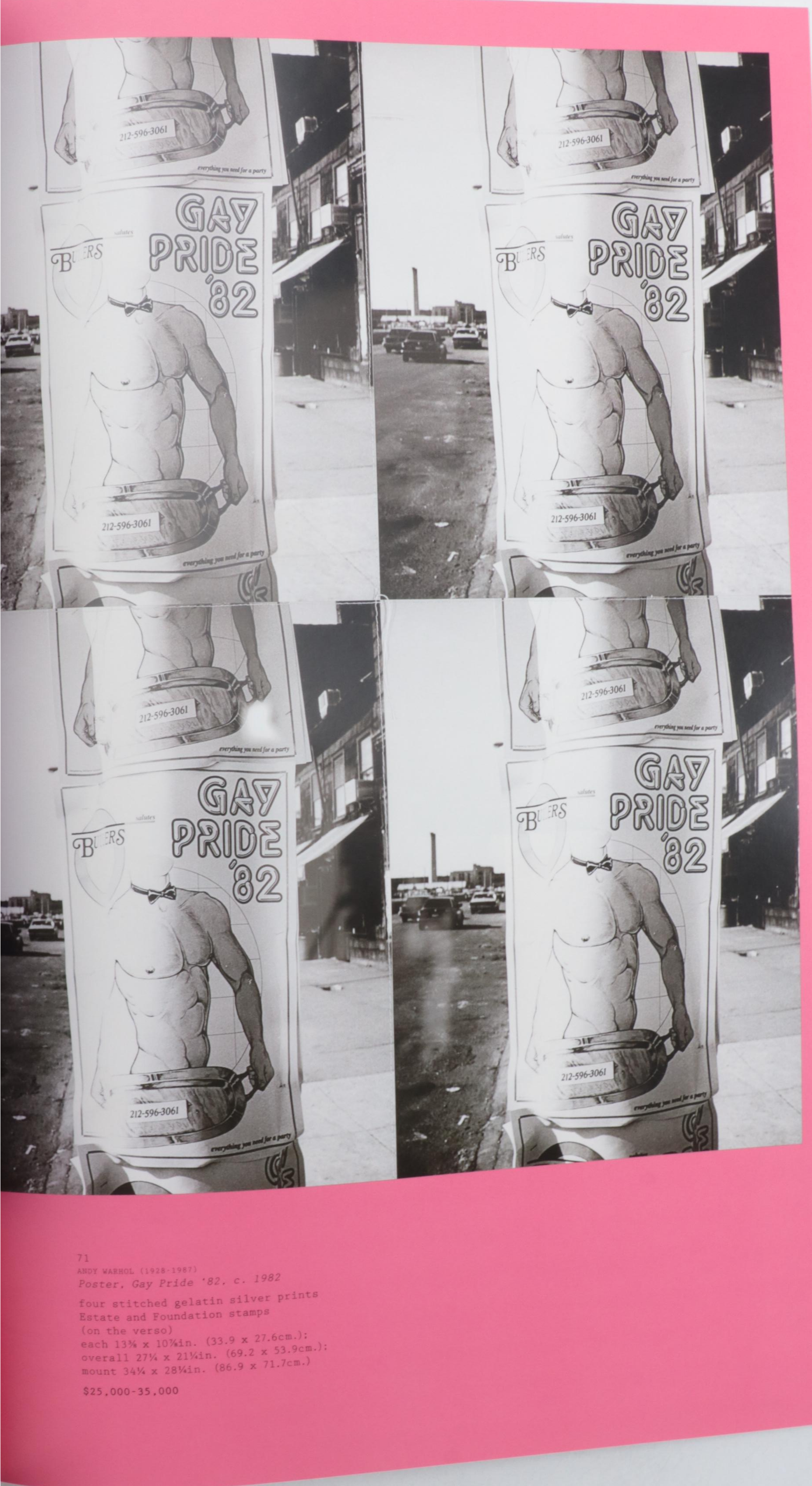 "Andy Warhol at Christie's" Three-Volume Catalog Set by Hilton Als, 2012