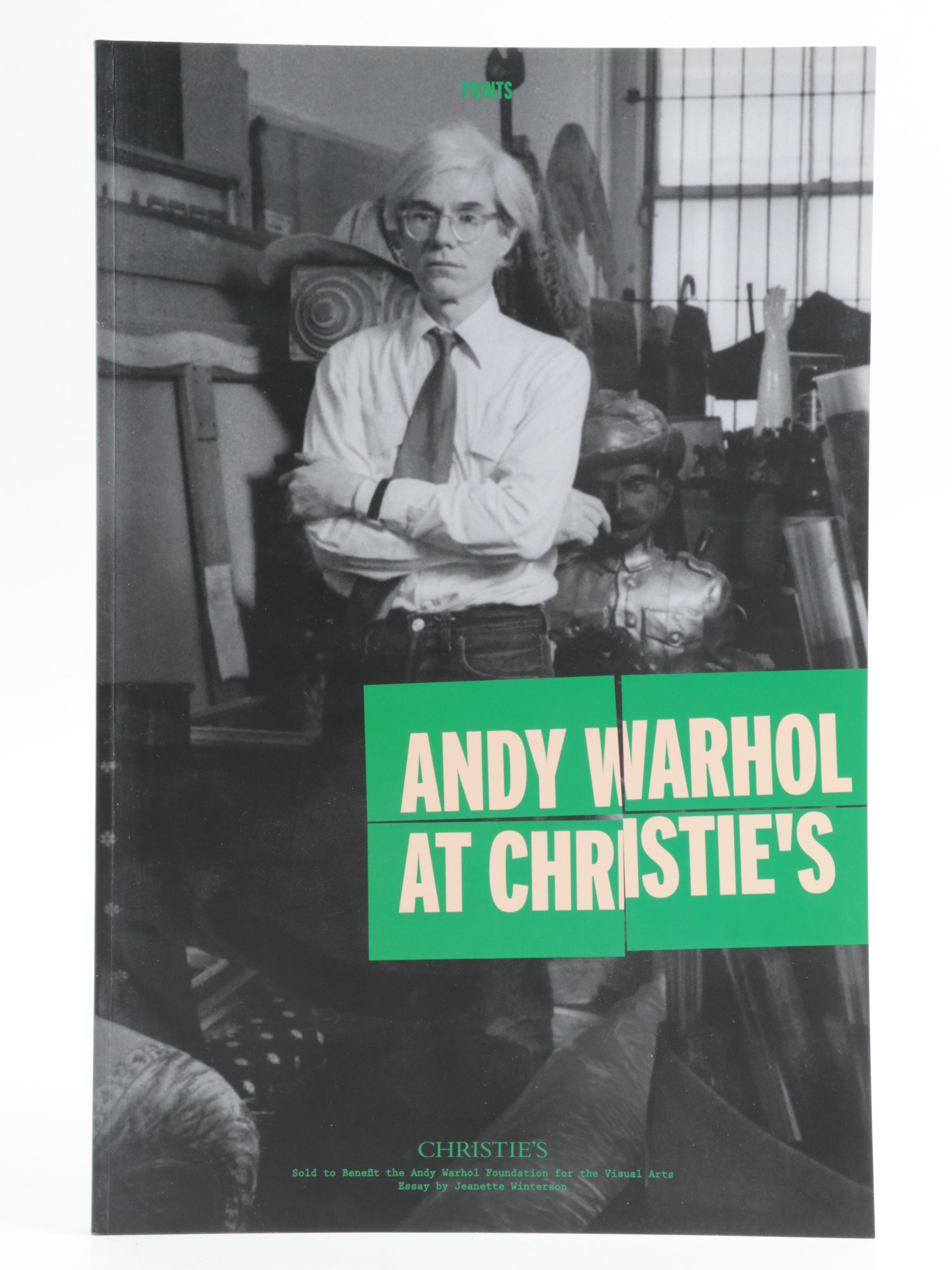 "Andy Warhol at Christie's" Three-Volume Catalog Set by Hilton Als, 2012