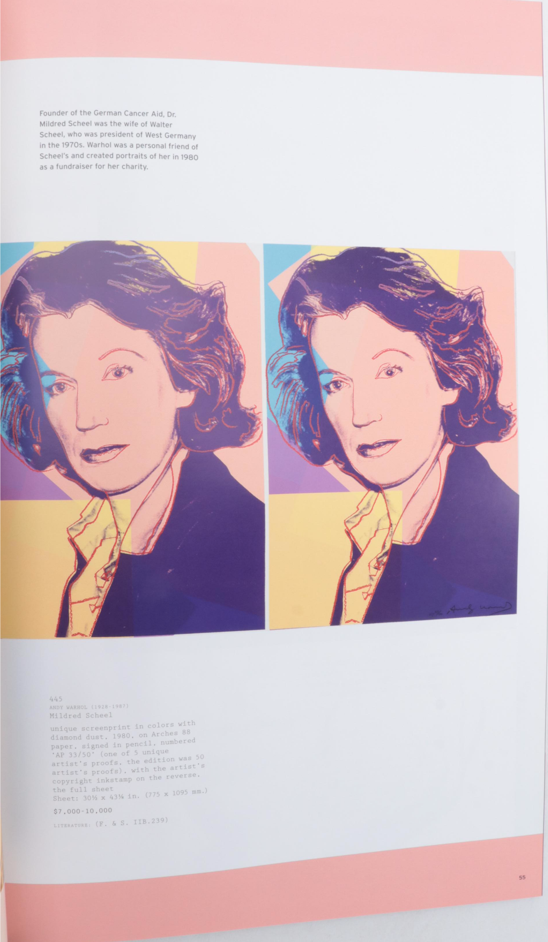 "Andy Warhol at Christie's" Three-Volume Catalog Set by Hilton Als, 2012