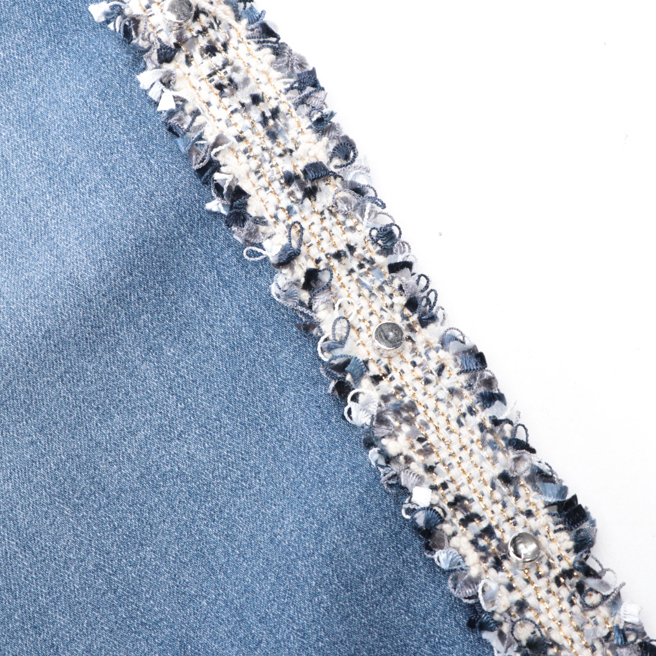 Laurie Felt Colored and Embellished Skinny Jeans