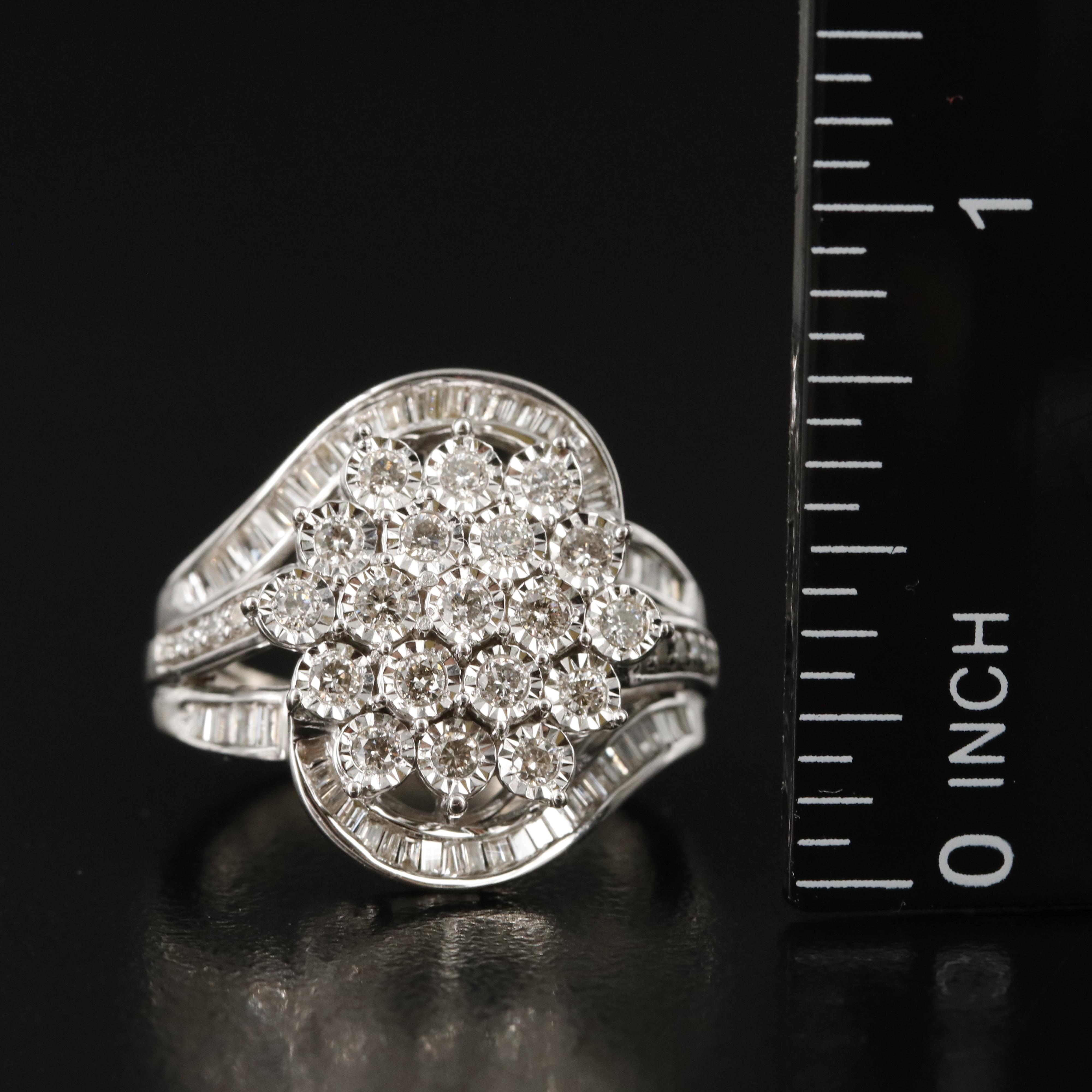 Sterling 1.02 CTW Diamond Ring