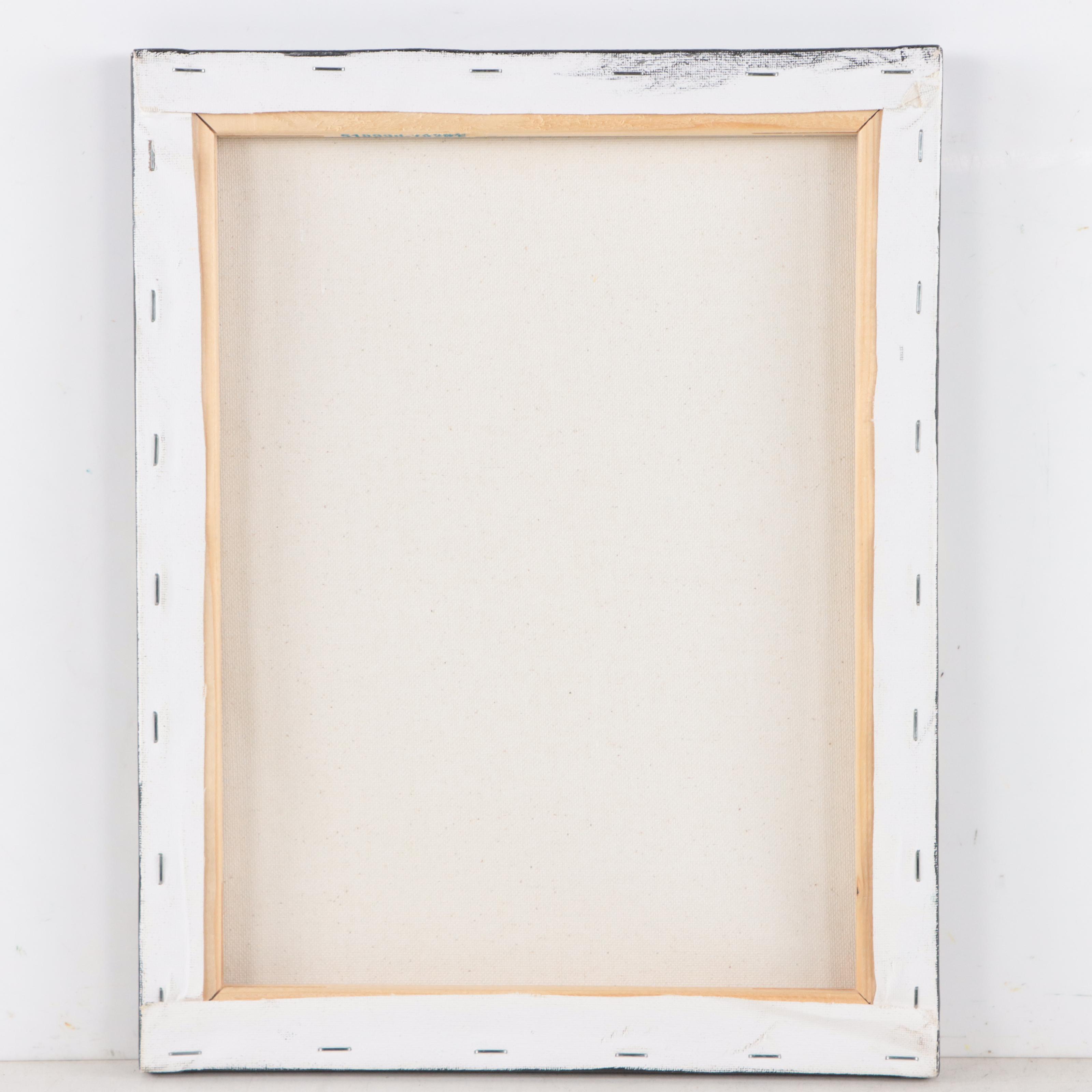 Michael Sweeney Acrylic Painting of Stylized Rooster