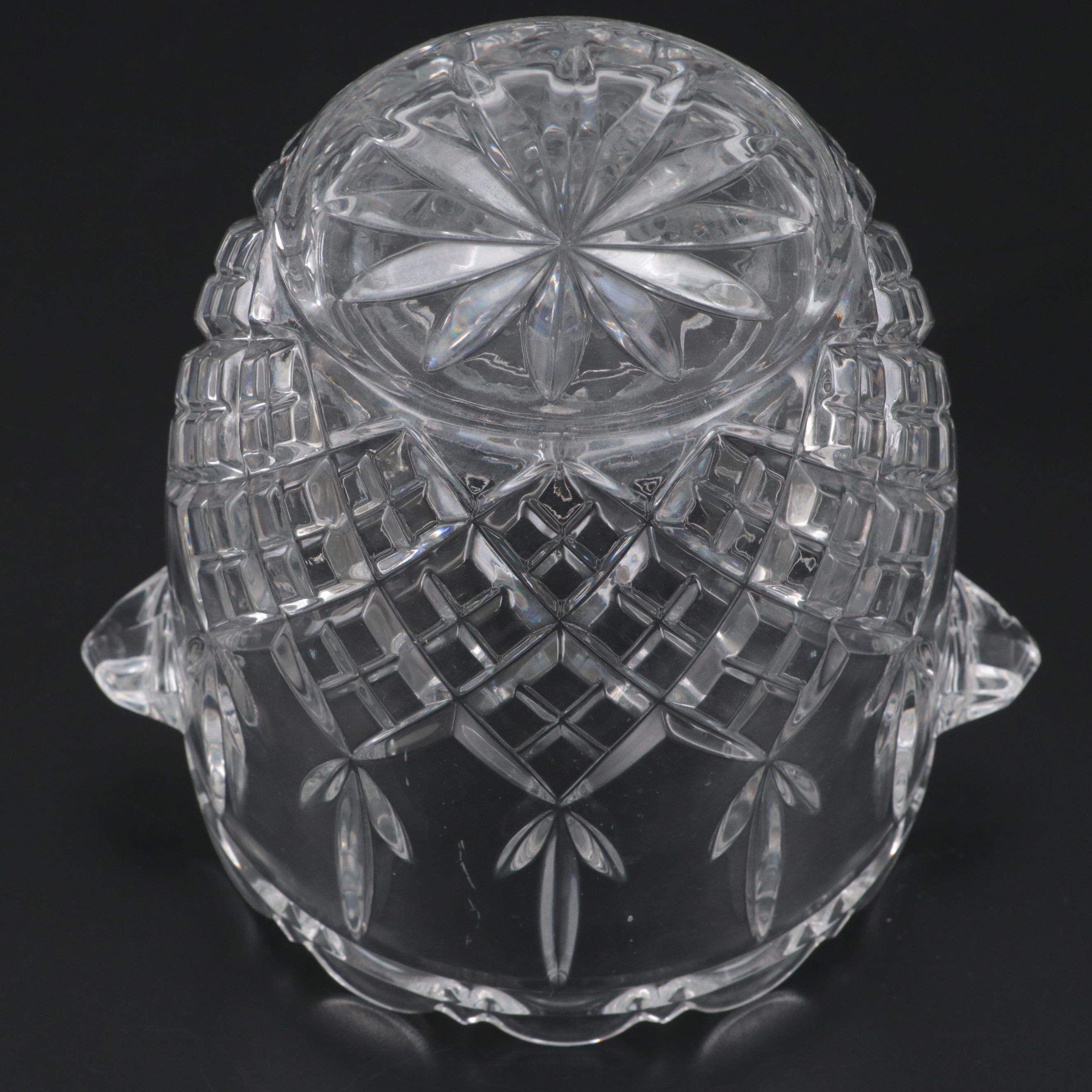 Lenox Crystal Bowl with Other Glass Champagne Ice Bucket