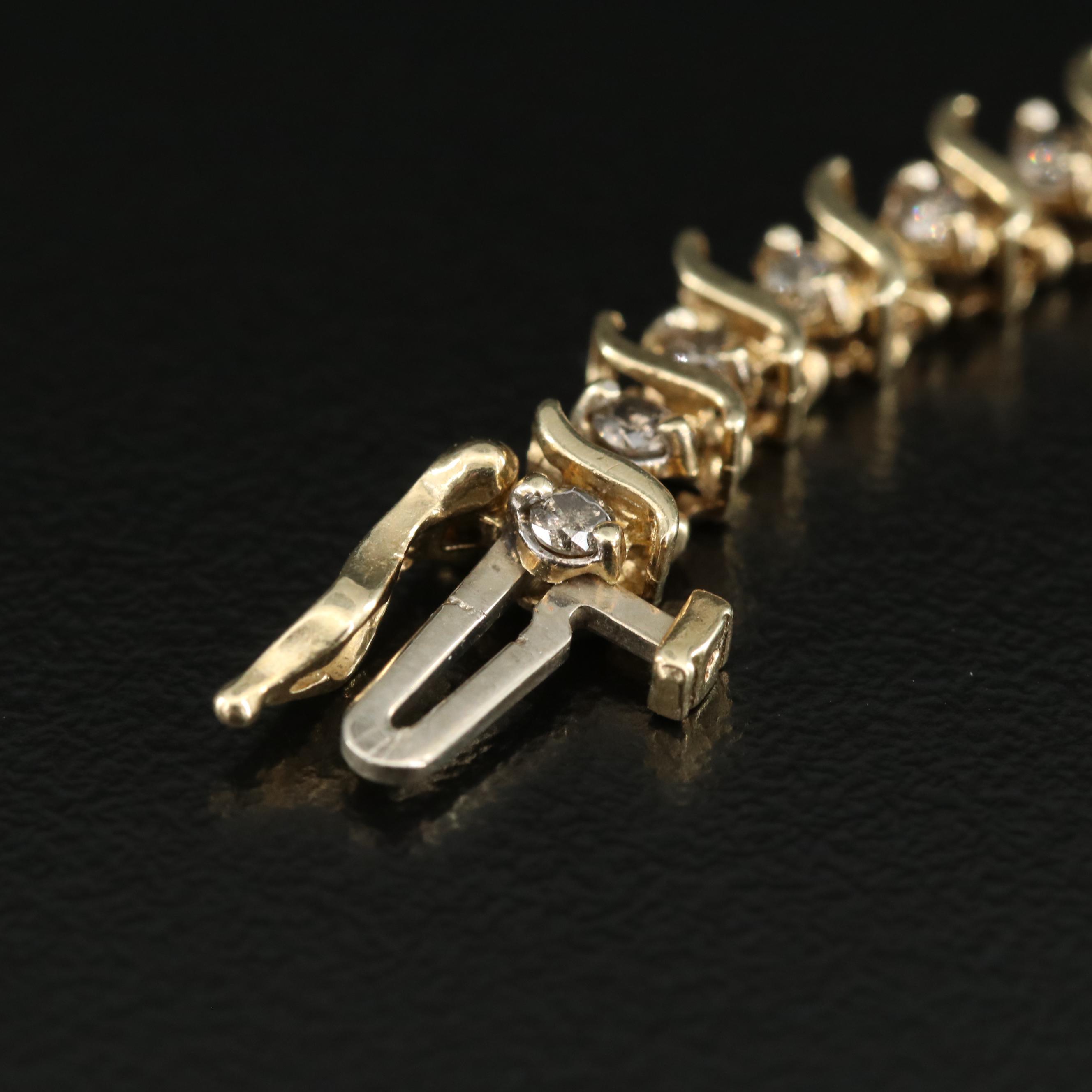 10K 1.50 CTW Diamond Bracelet