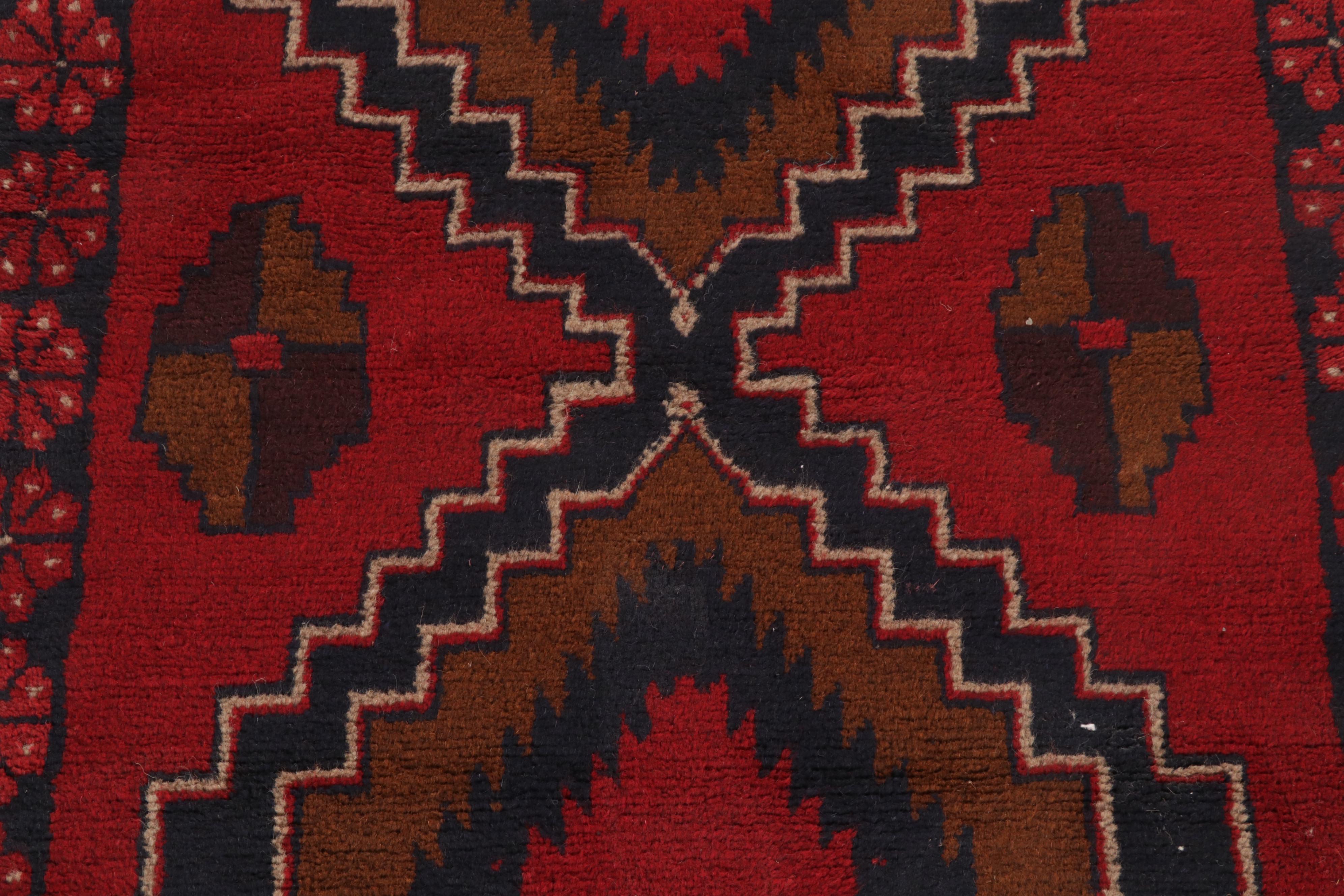 3'4 x 6'2 Hand-Knotted Afghan Teimani Area Rug