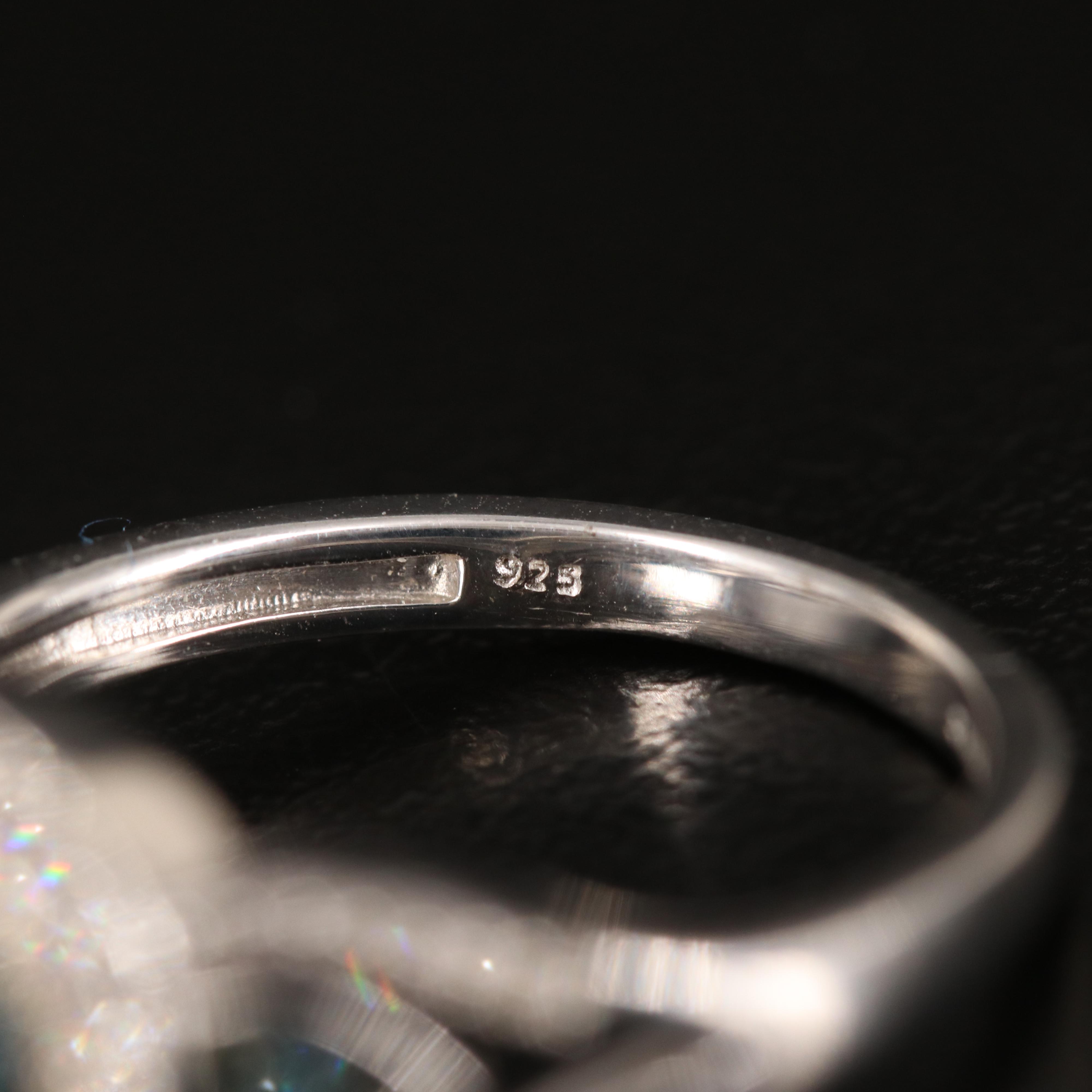 Sterling Diamond Ring