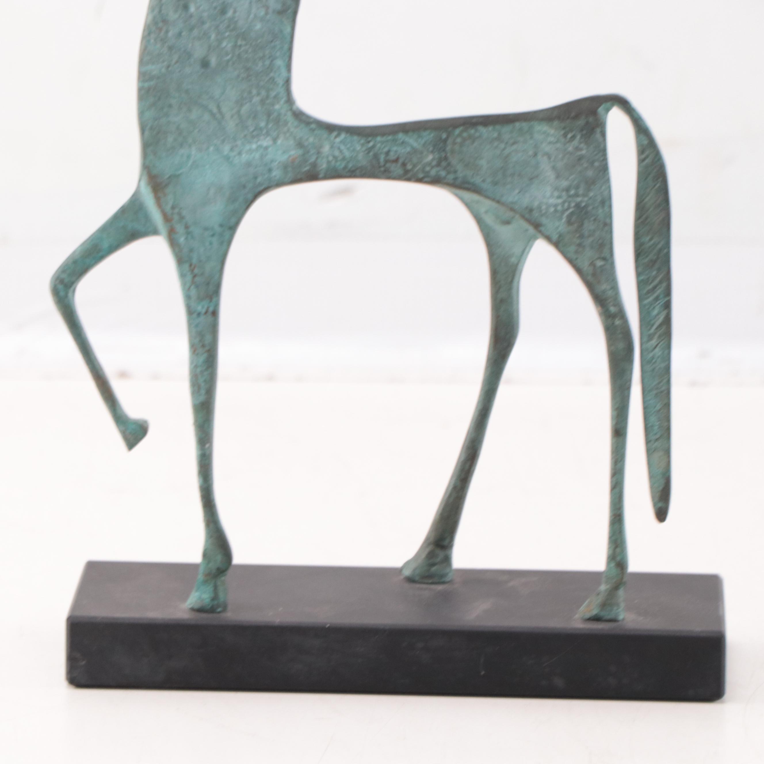 Etruscan Style Metal Horse