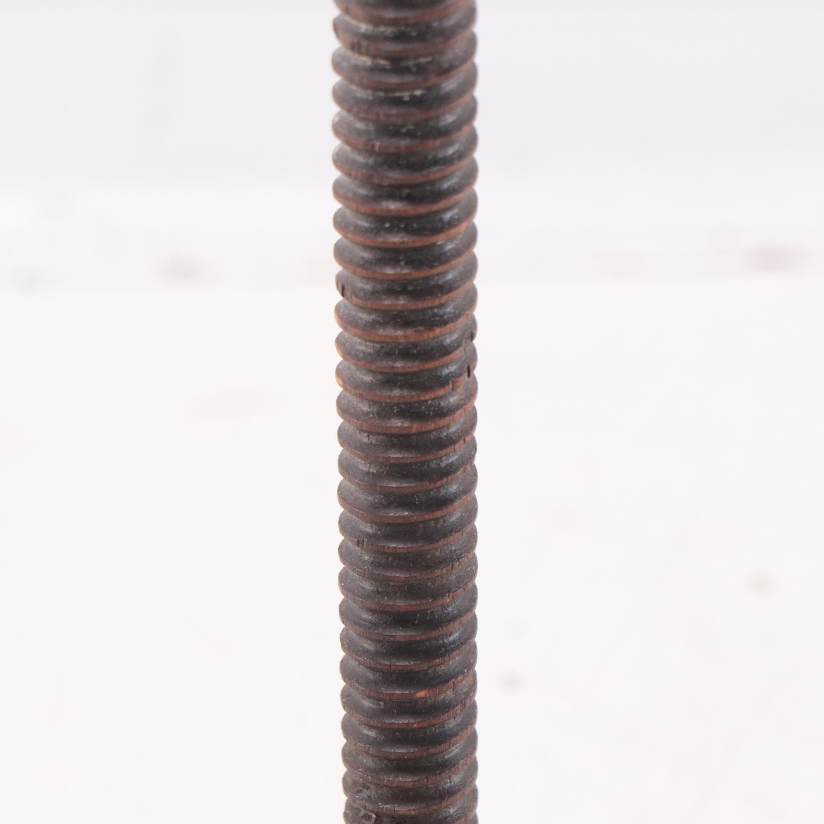 Folk Art Carved Wood Figure, 1973