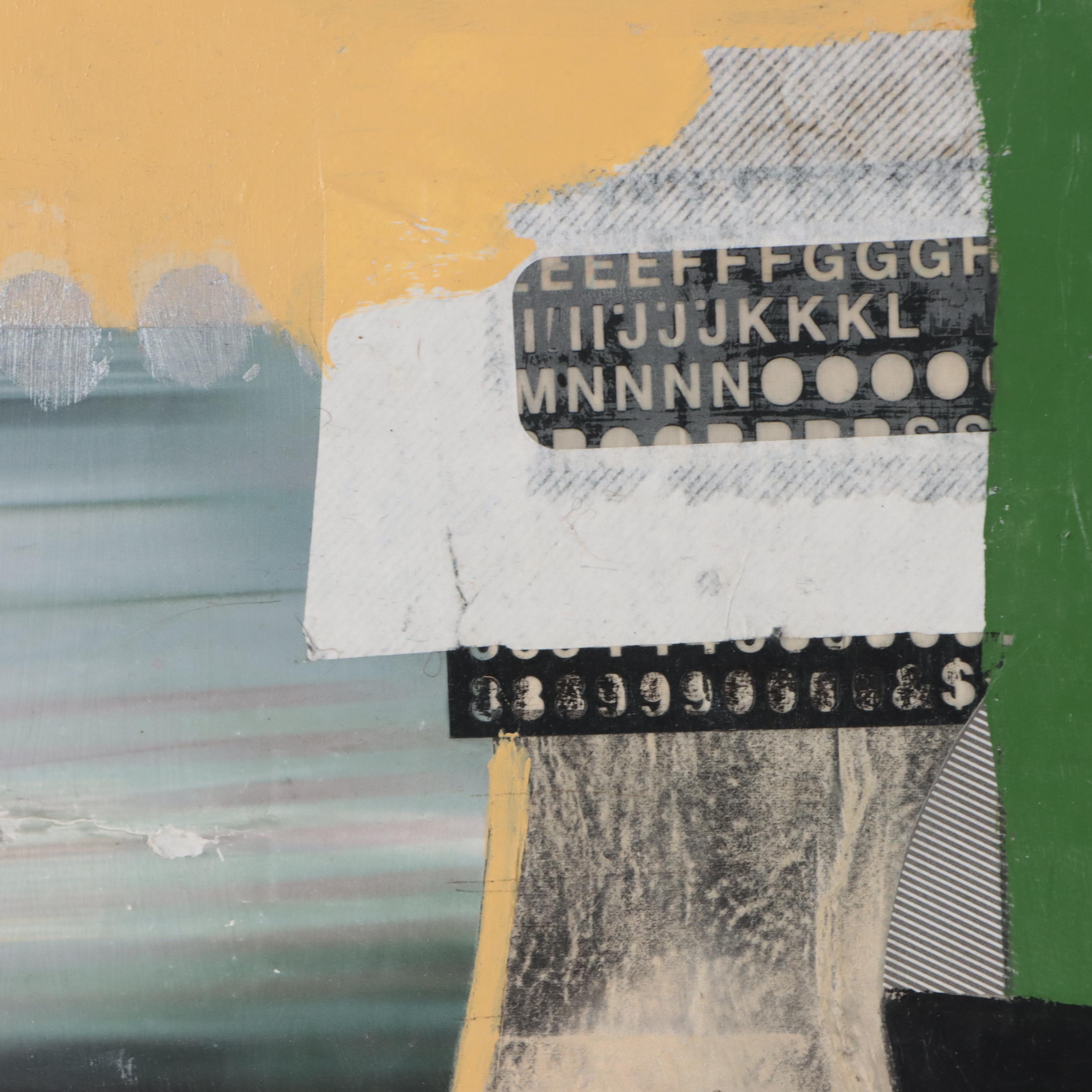 Abstract Mixed Media Painting, 2016