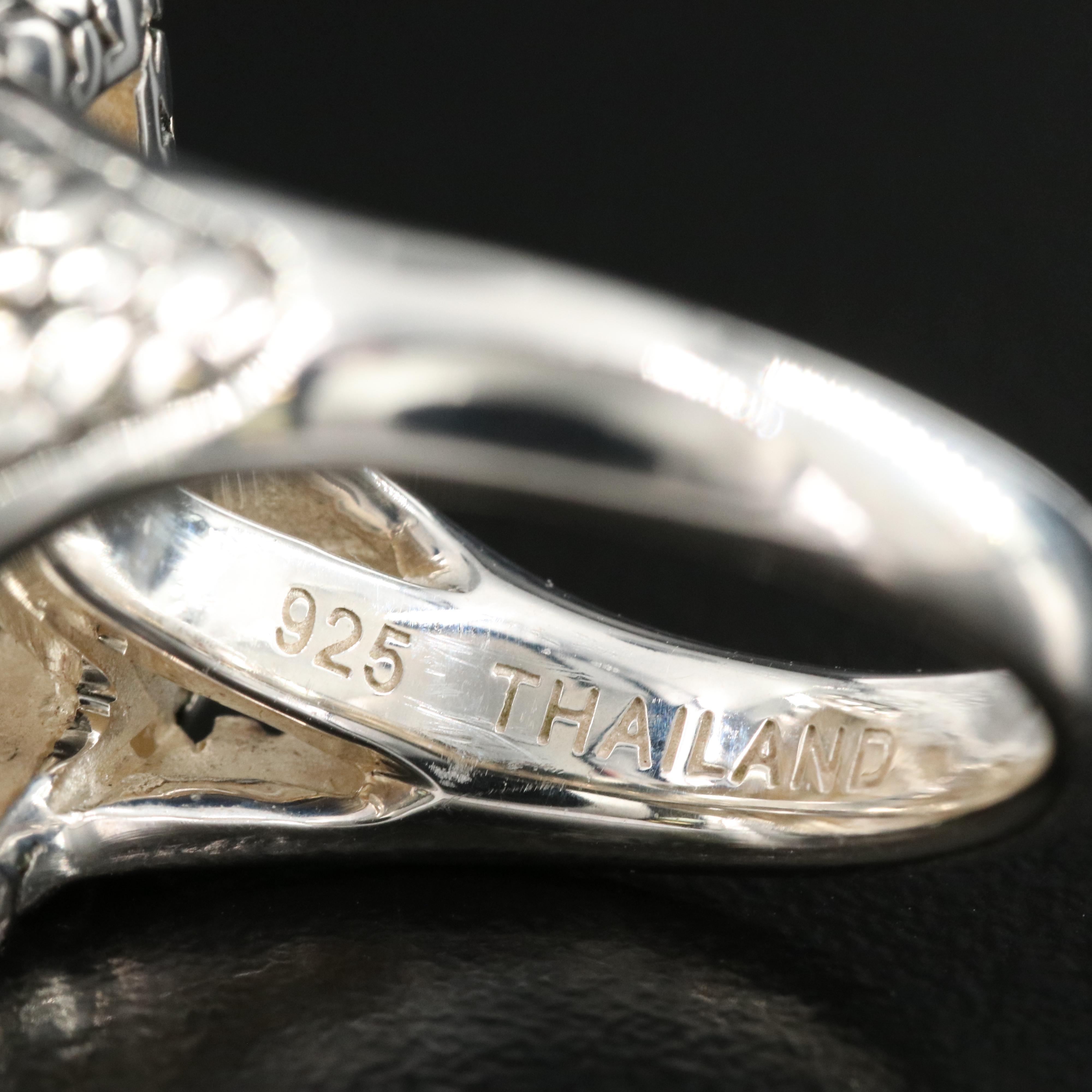 Michael Dawkins Sterling Mother-of-Pearl Ring