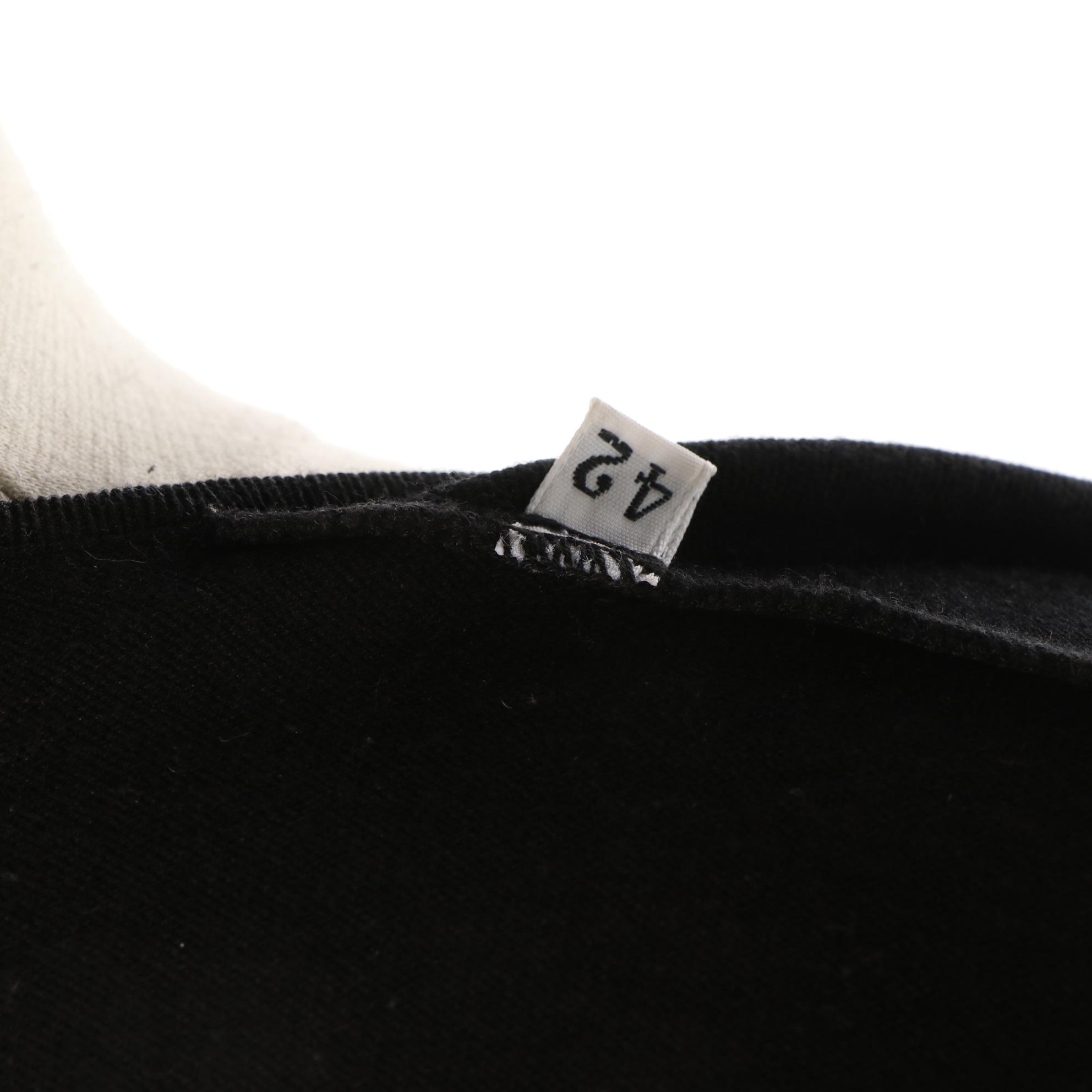 Dolce & Gabbana Black Cardigan with Floral Embellished Buttons